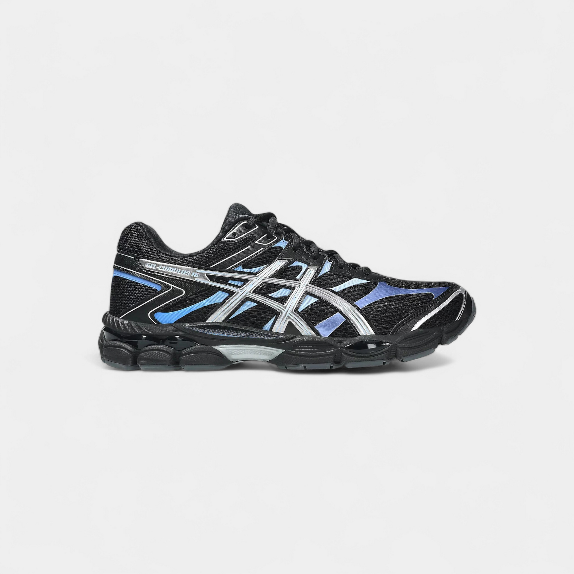 ASICS Gel-Cumulus 16 Black Pure Silver Blue