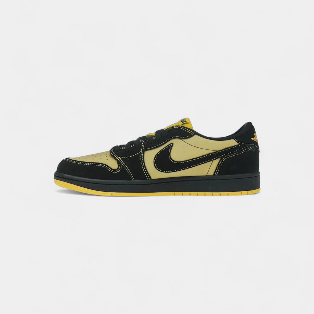 Jordan 1 Retro Low OG Quai 54 Black Tour Yellow Red