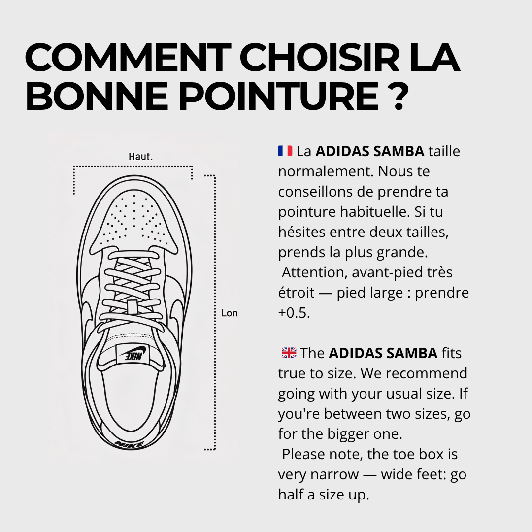 Guide des tailles