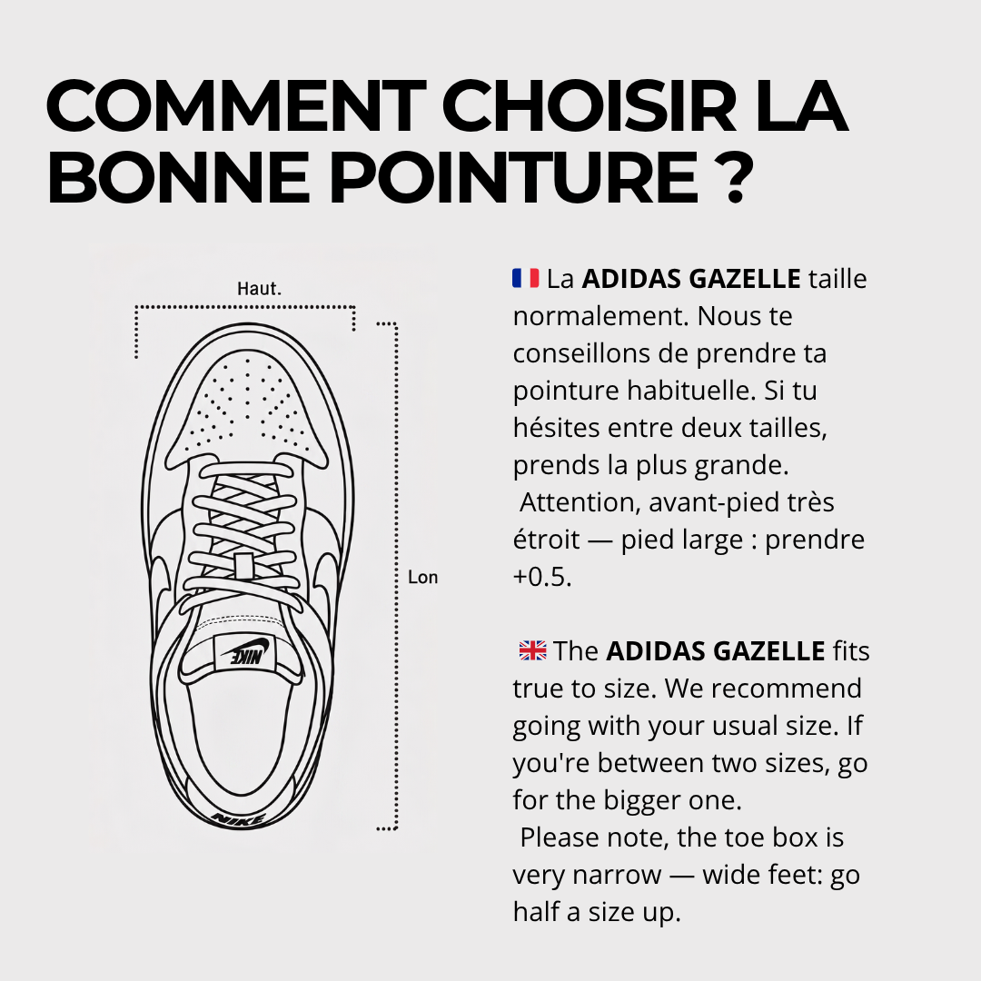 Guide des tailles