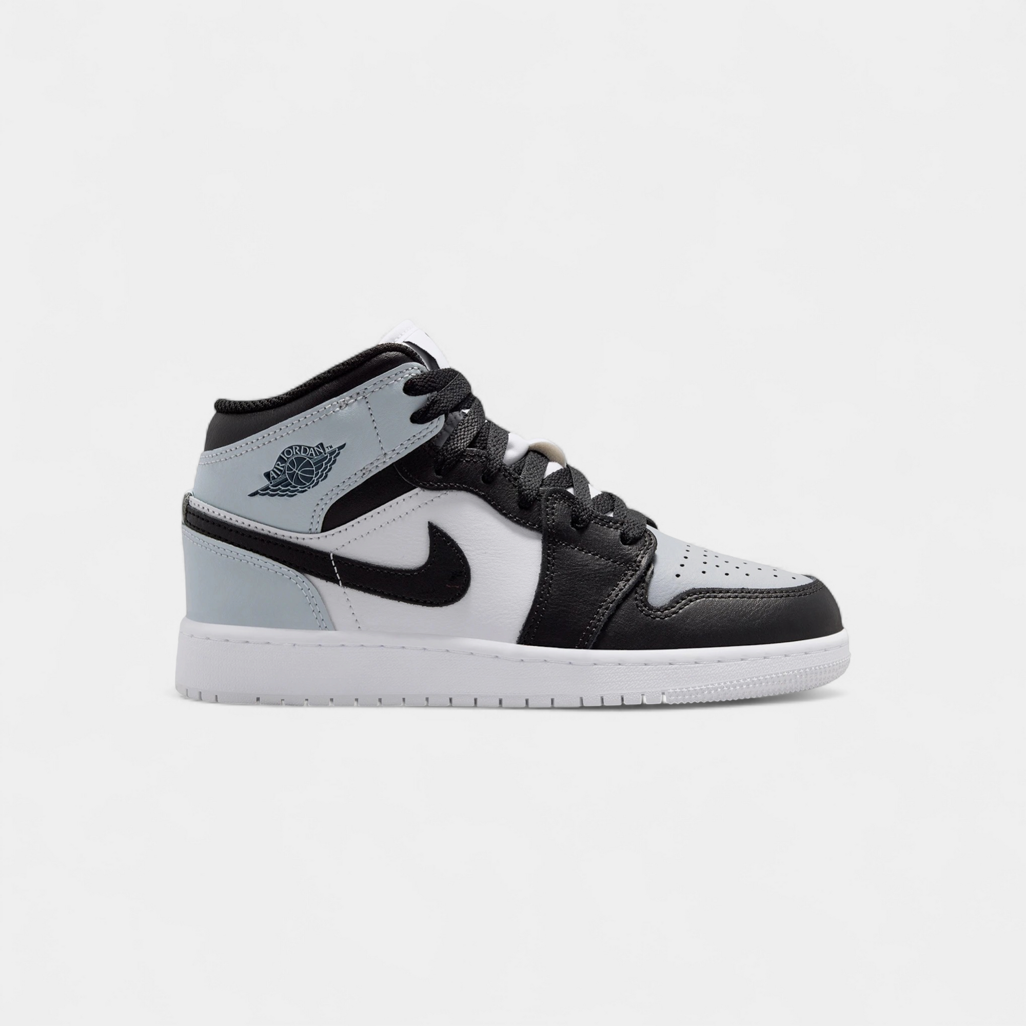 Jordan 1 Mid Black Aura Squadron Blue (GS)
