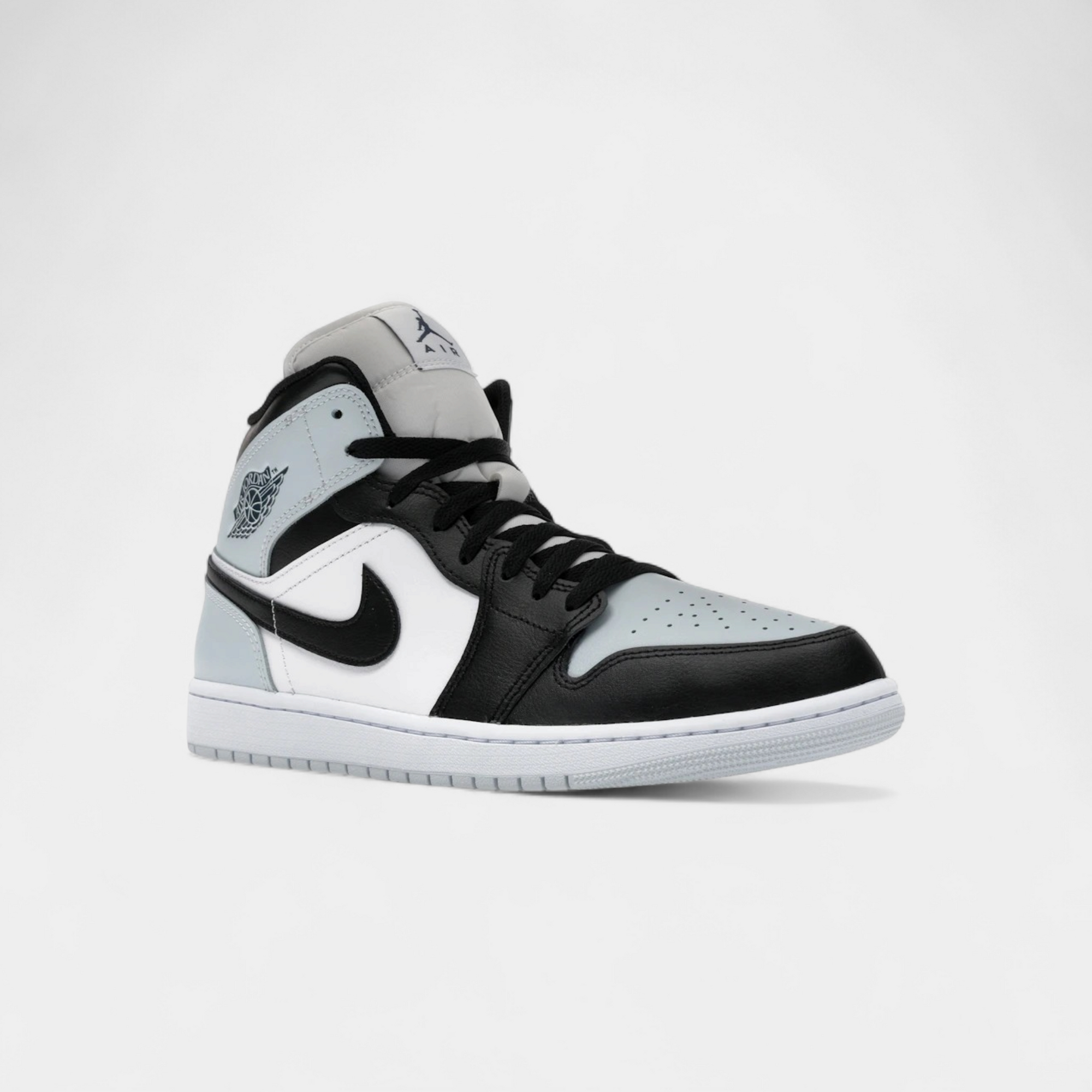 Jordan 1 Mid Black Aura Squadron Blue