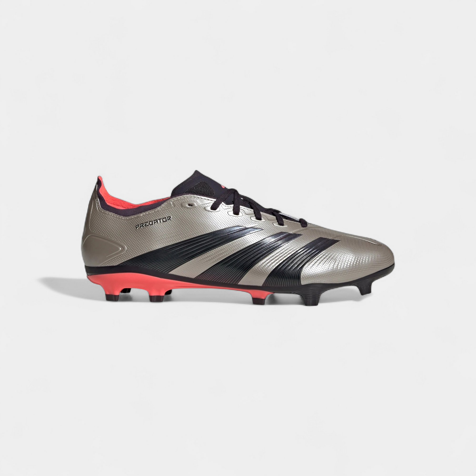 adidas Predator League FG Platinum Metallic Aurora Black Turbo