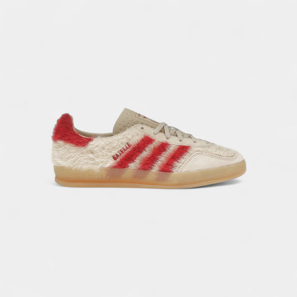 adidas Gazelle Indoor Magic Beige Victory Red (Women's)