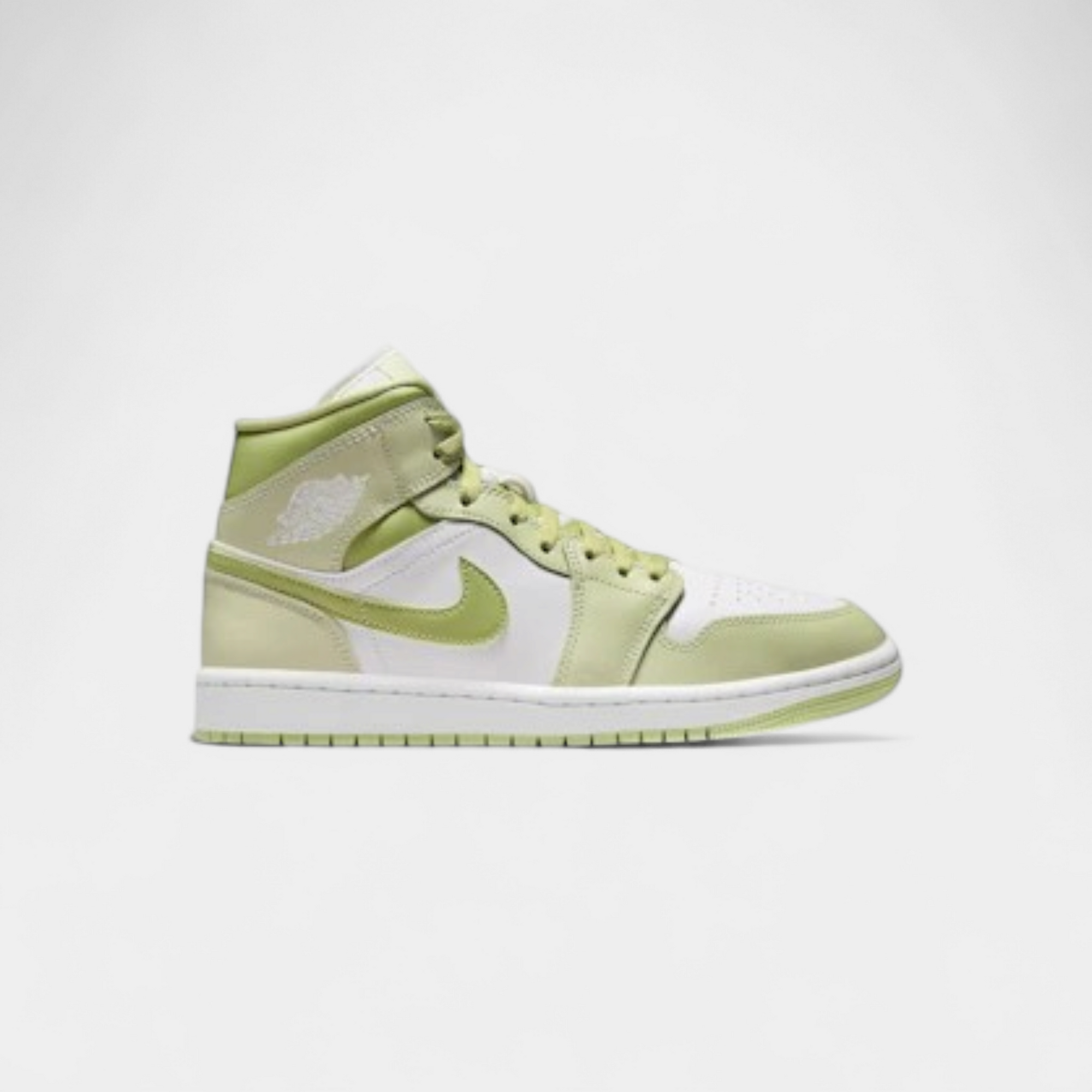 Jordan 1 Mid Olive Aura Lawn (Women's)