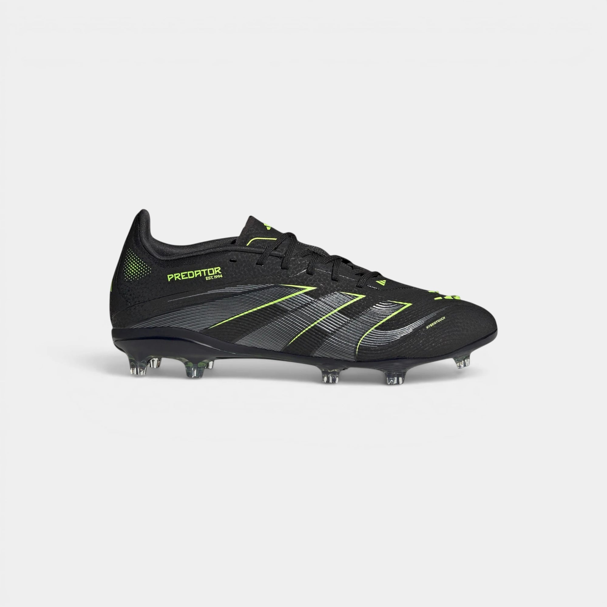 adidas Predator Elite FG Core Black Iron Metallic Lucid Lemon (GS)