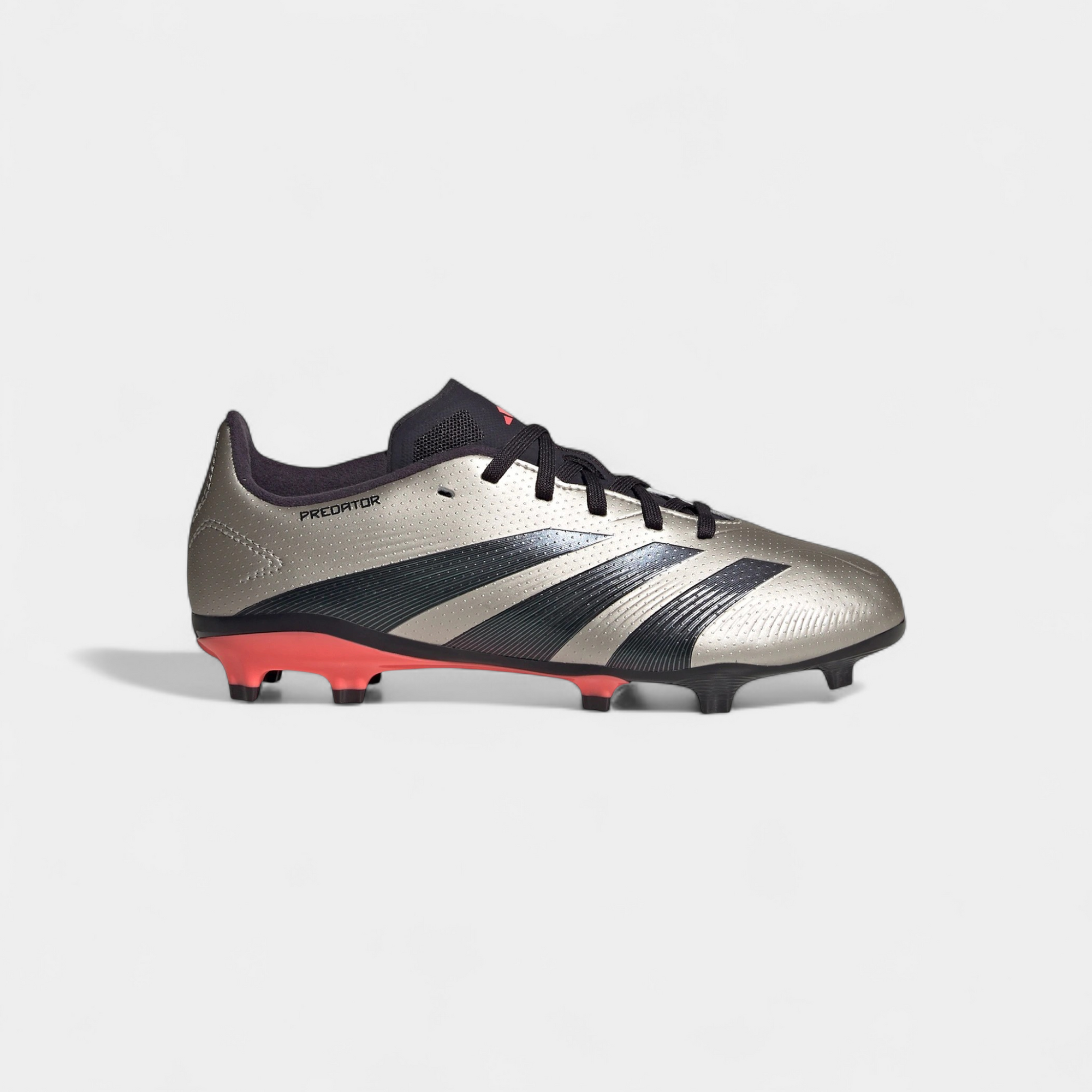 adidas Predator League FG Platinum Metallic Aurora Black Turbo (GS)