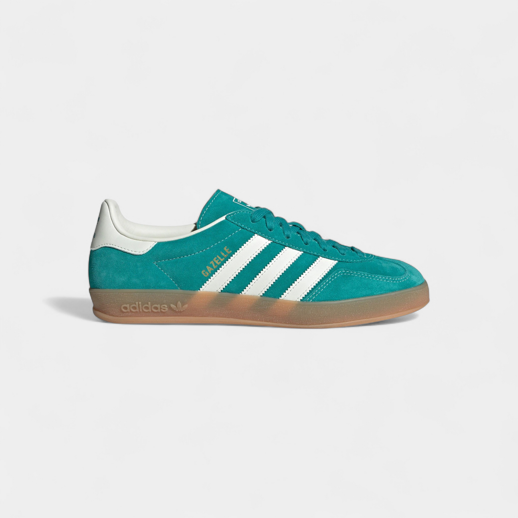 adidas Gazelle Indoor Pure Teal Off White Gold Metallic
