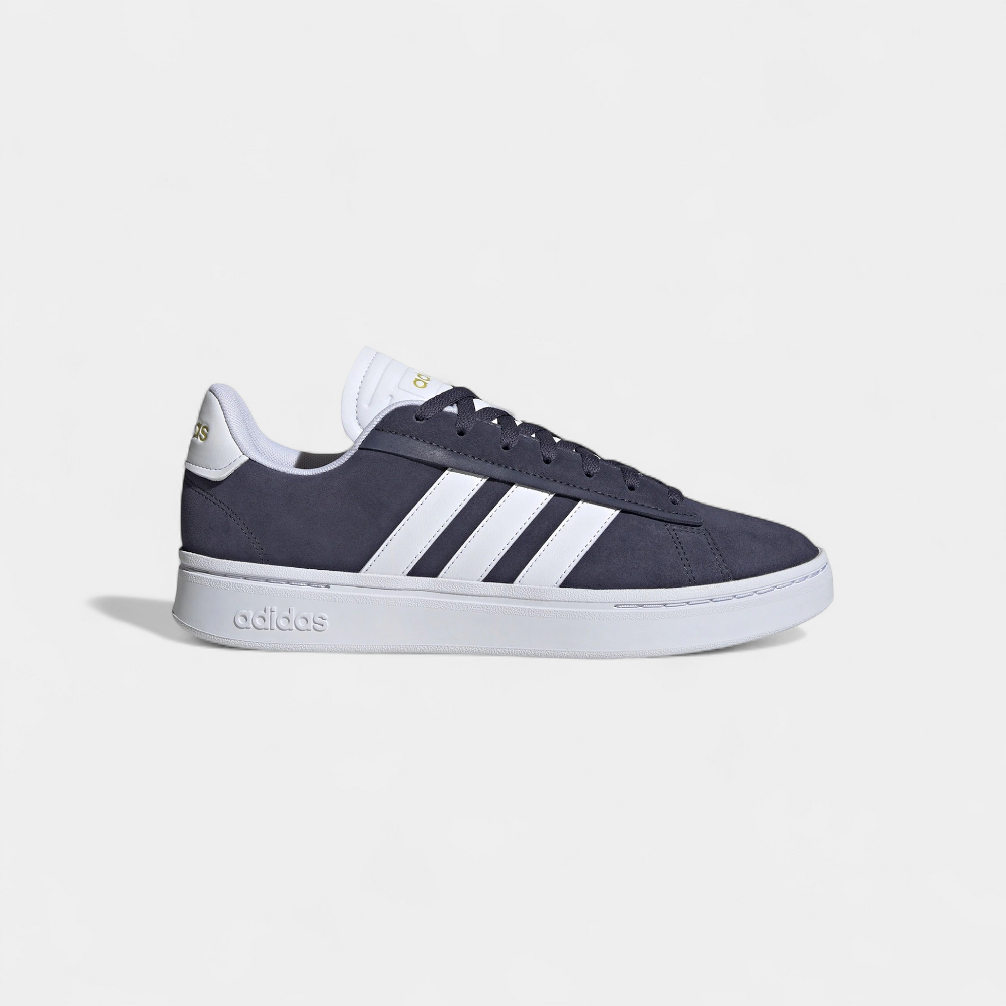 adidas Grand Court Alpha Shadow Navy Cloud White Gold Metallic