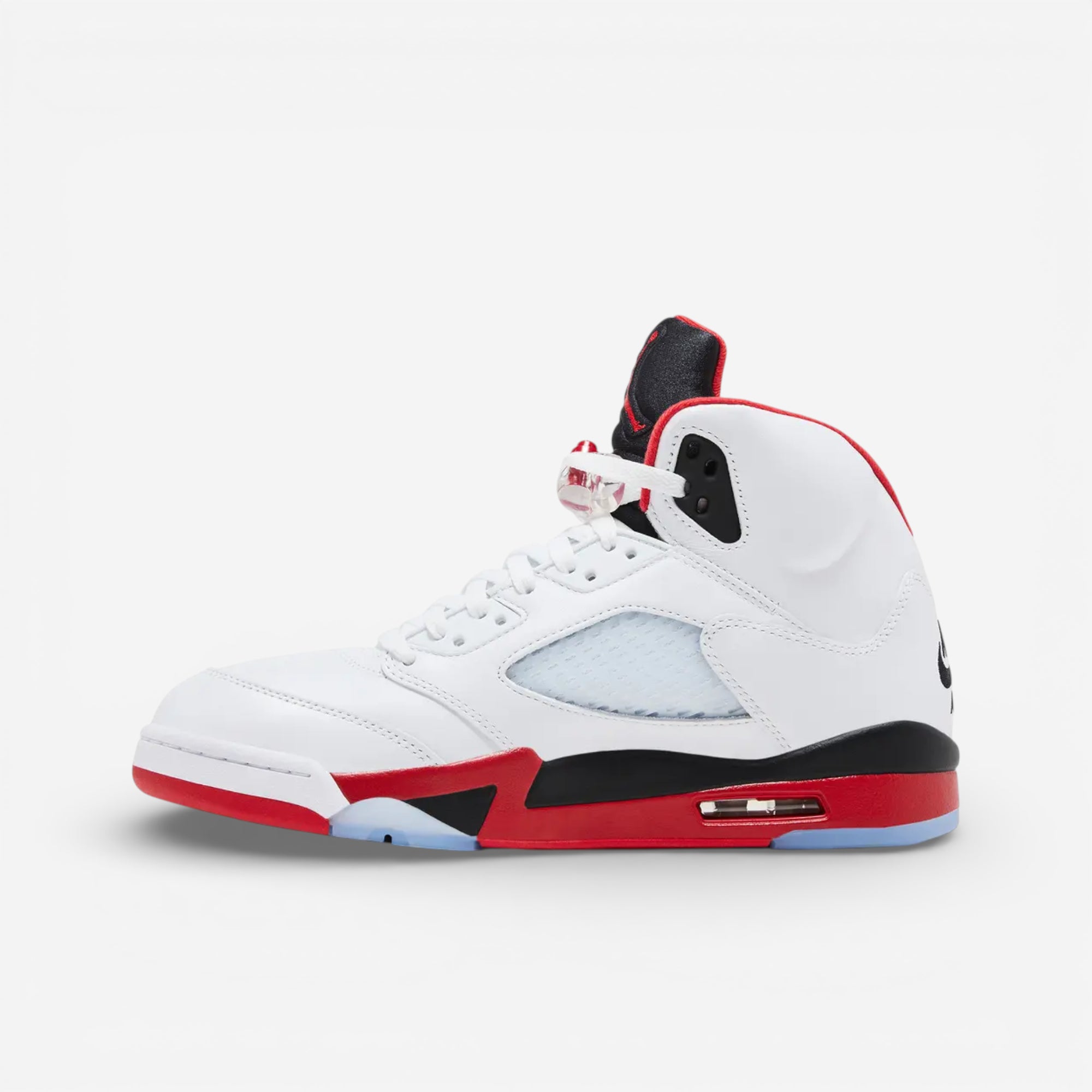 Jordan 5 Retro Fire Red Black Tongue (2025)