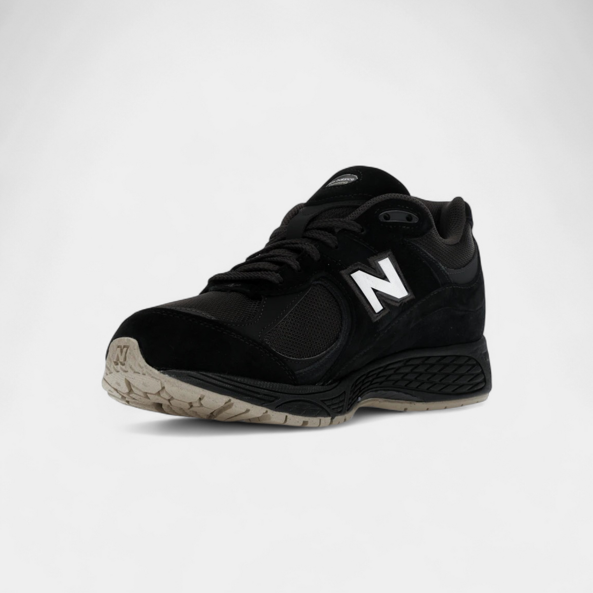 New Balance 2002R Black Timber Wolf White