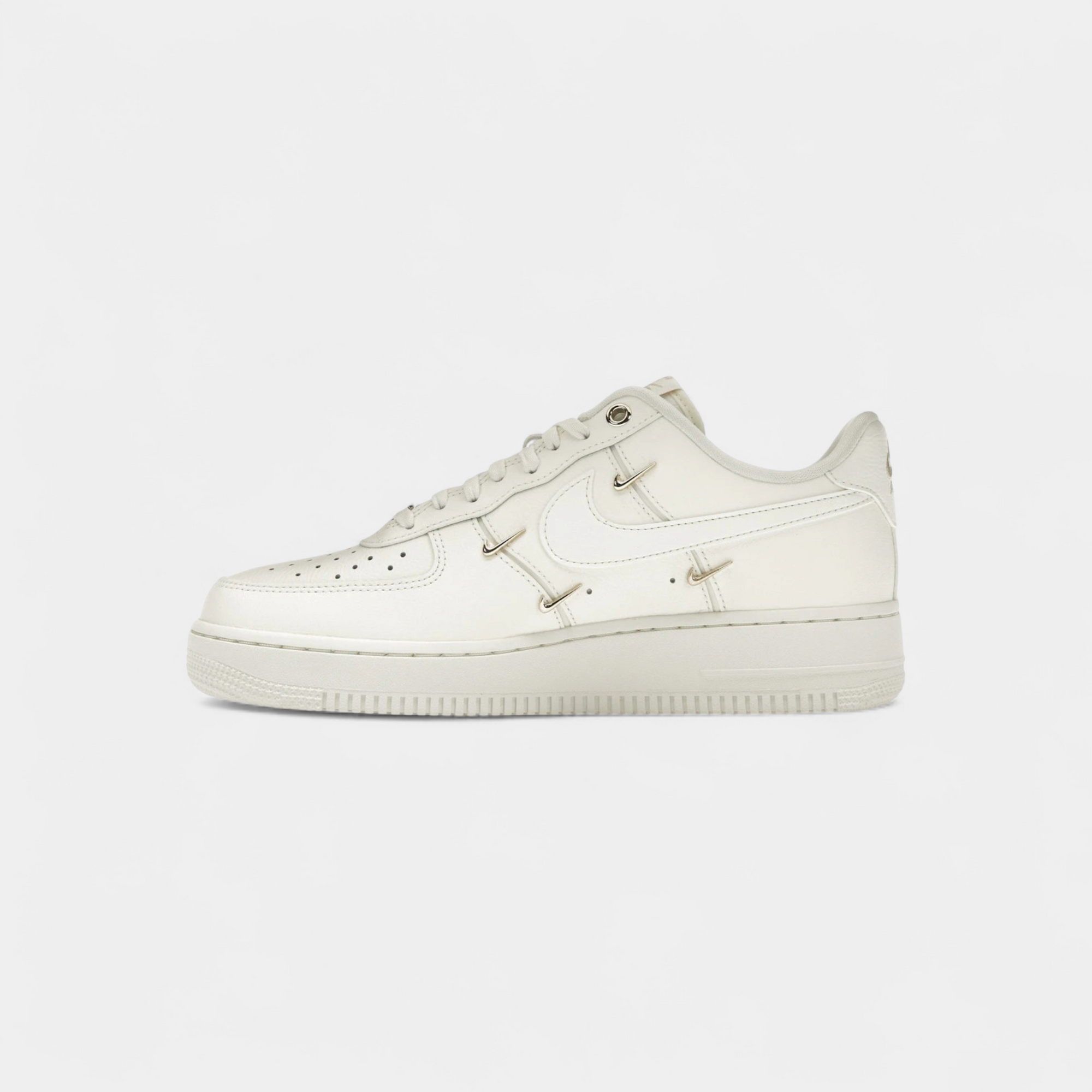 Nike Air Force 1 '07 LX CN Sail Gold Mini Swooshes (Women's)