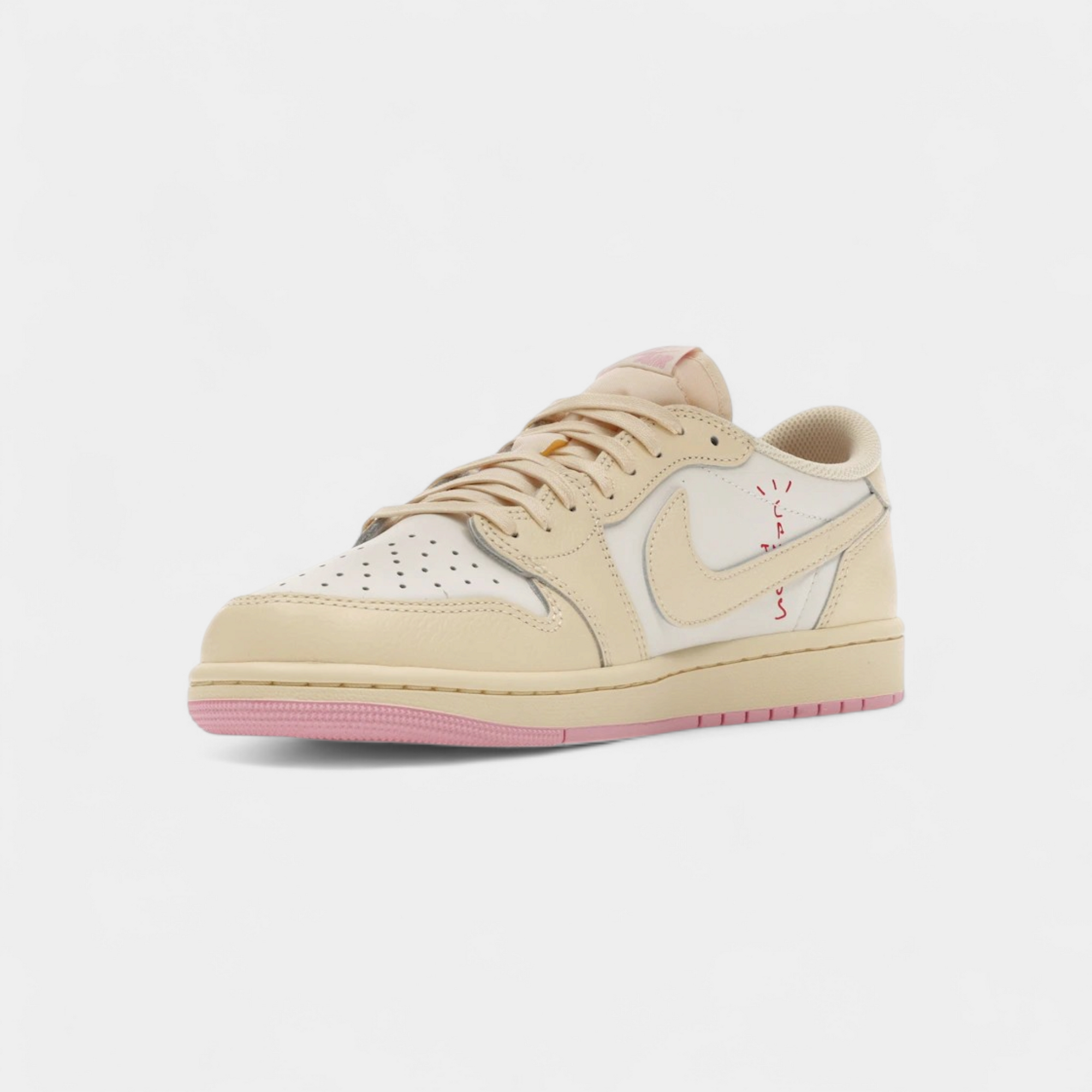 Jordan 1 Retro Low OG SP Travis Scott Shy Pink