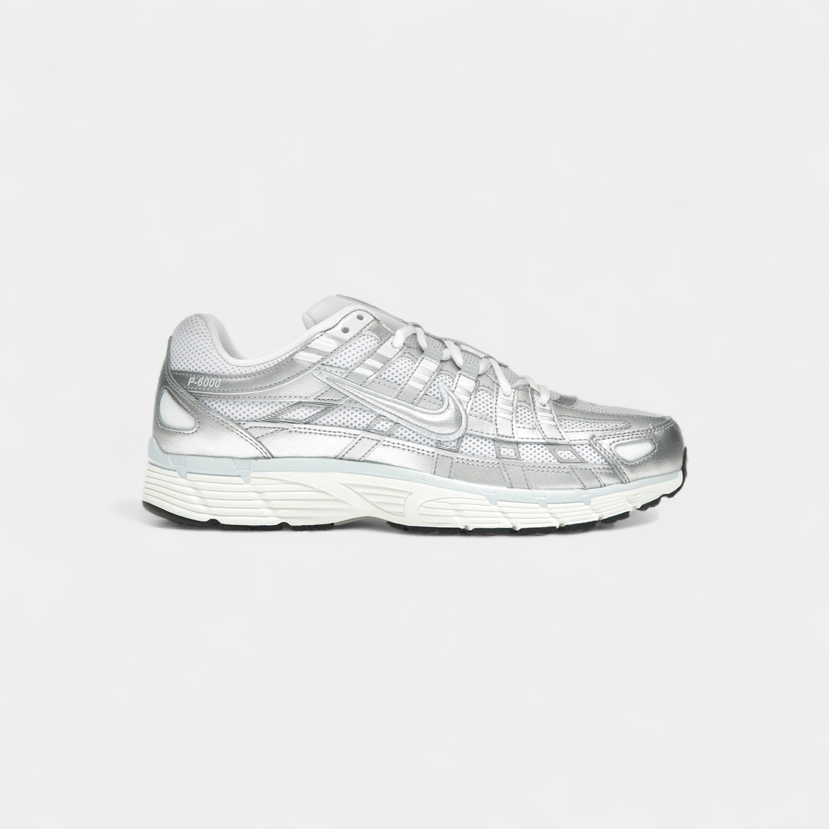 Nike P-6000 White Blue Tint Sail Metallic Silver (Women's)