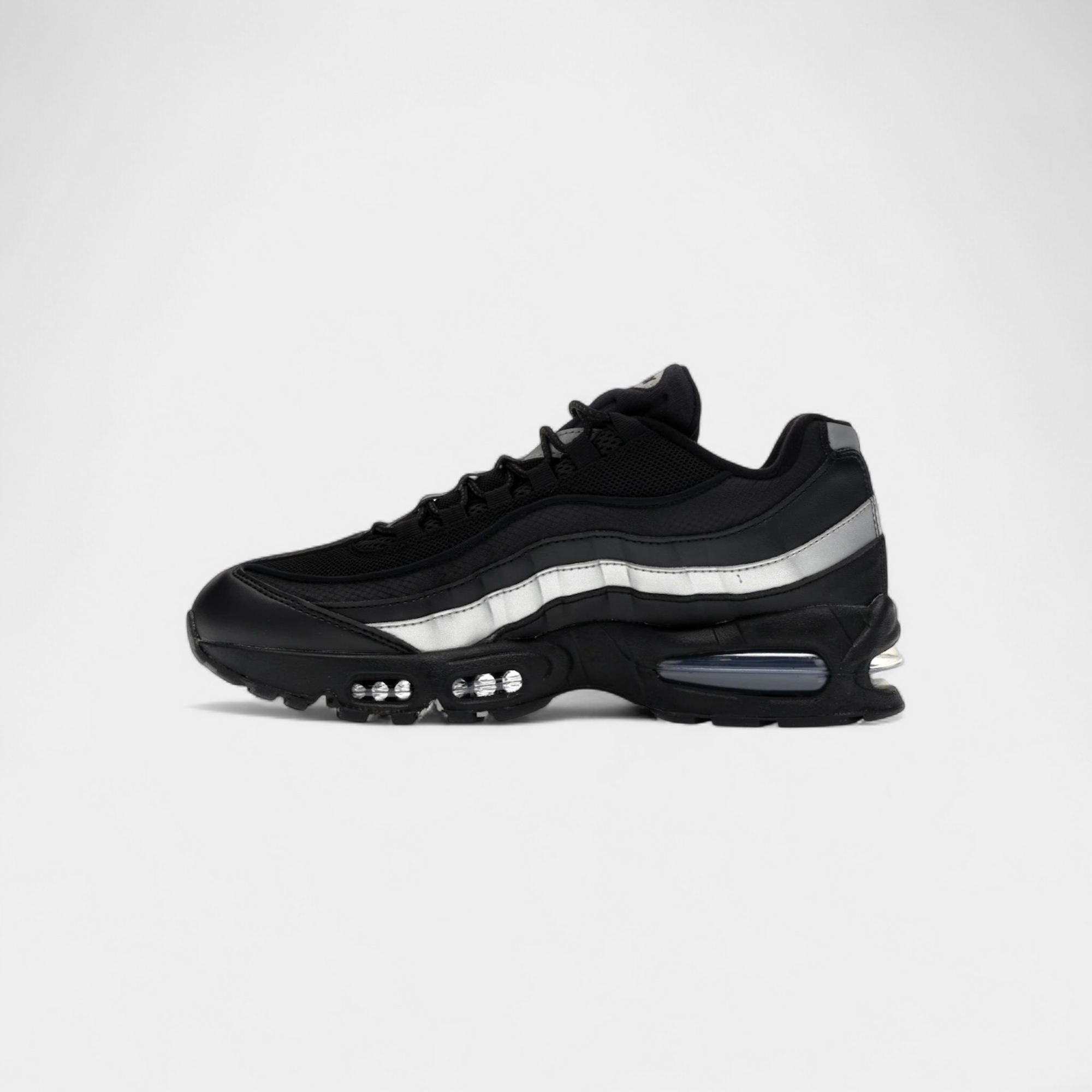 Nike Air Max 95 OG Big Bubble Black White Metallic Silver