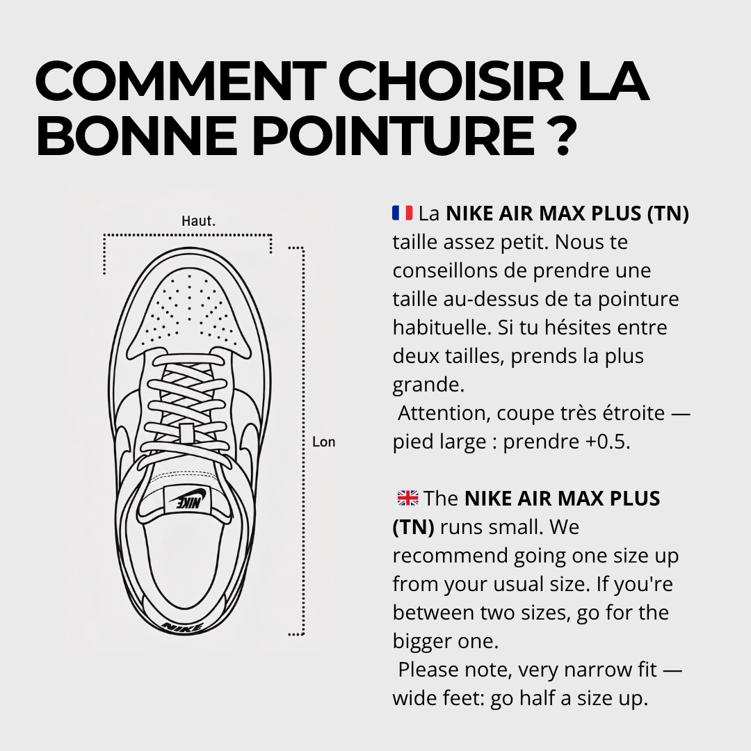 Guide des tailles