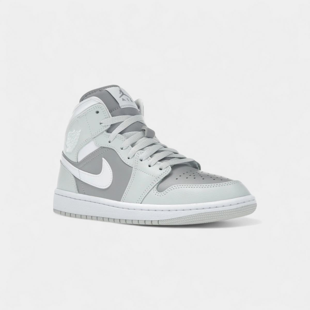 Jordan 1 Mid Photon Dust Atmosphere Grey (Women's)