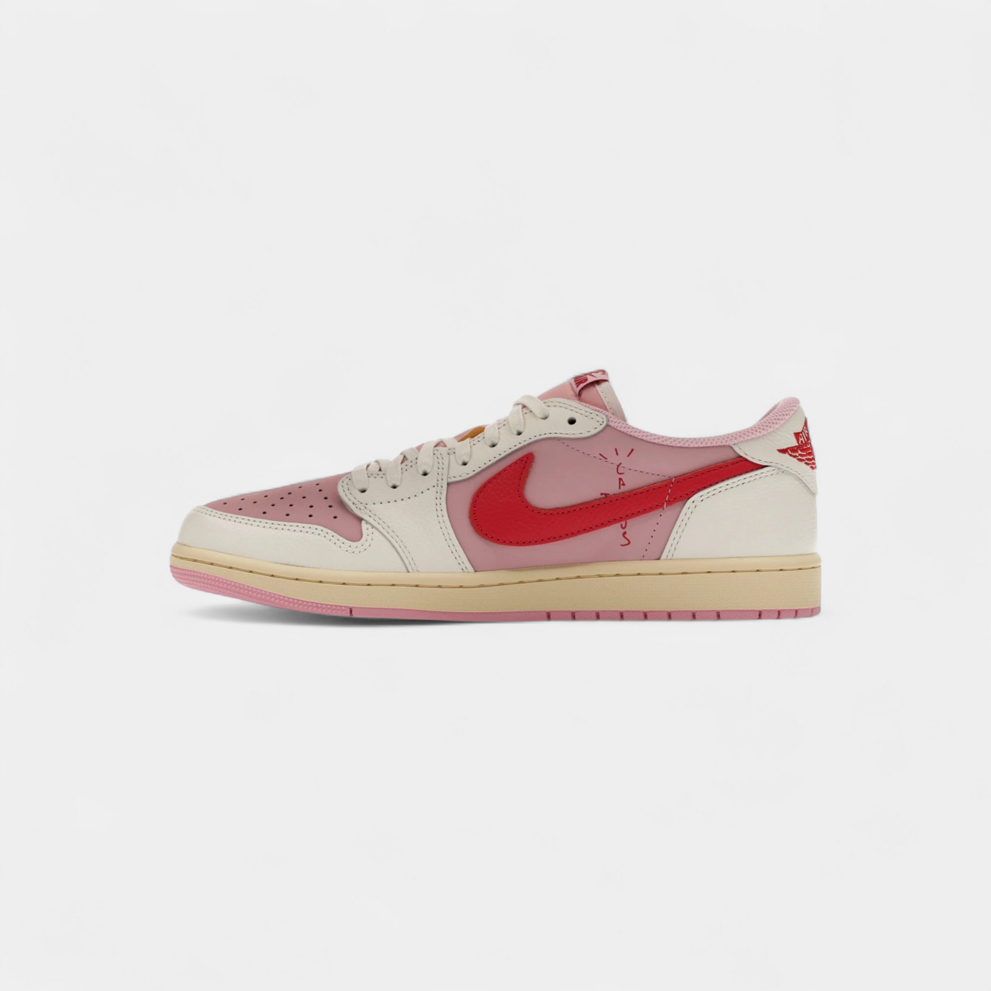 Jordan 1 Retro Low OG SP Travis Scott Sail Tropical Pink
