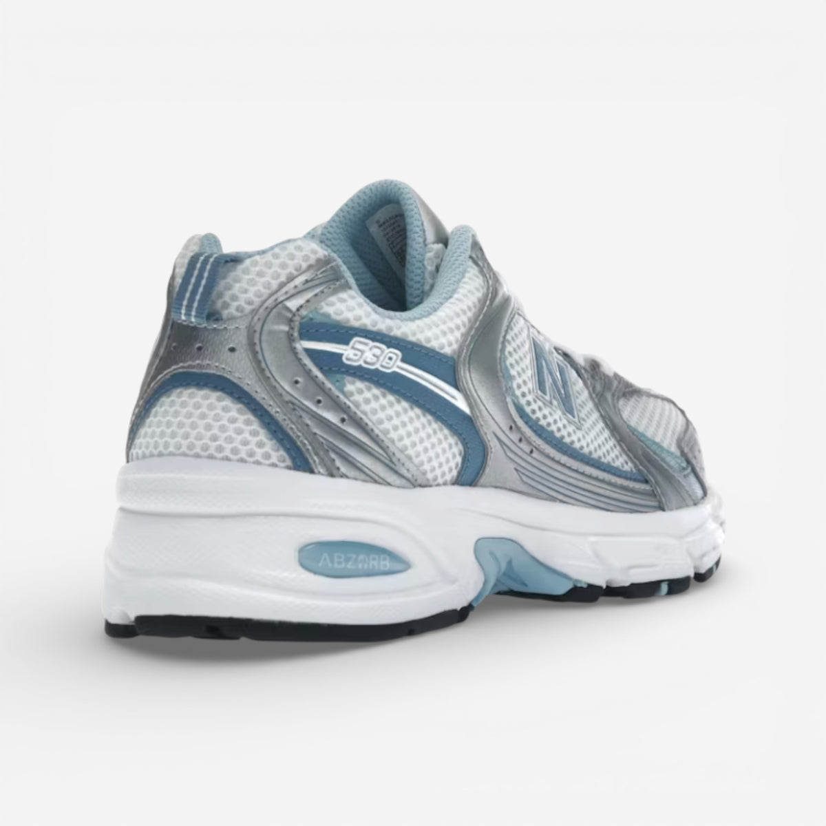 New Balance 530 Silver Metallic Heron Blue