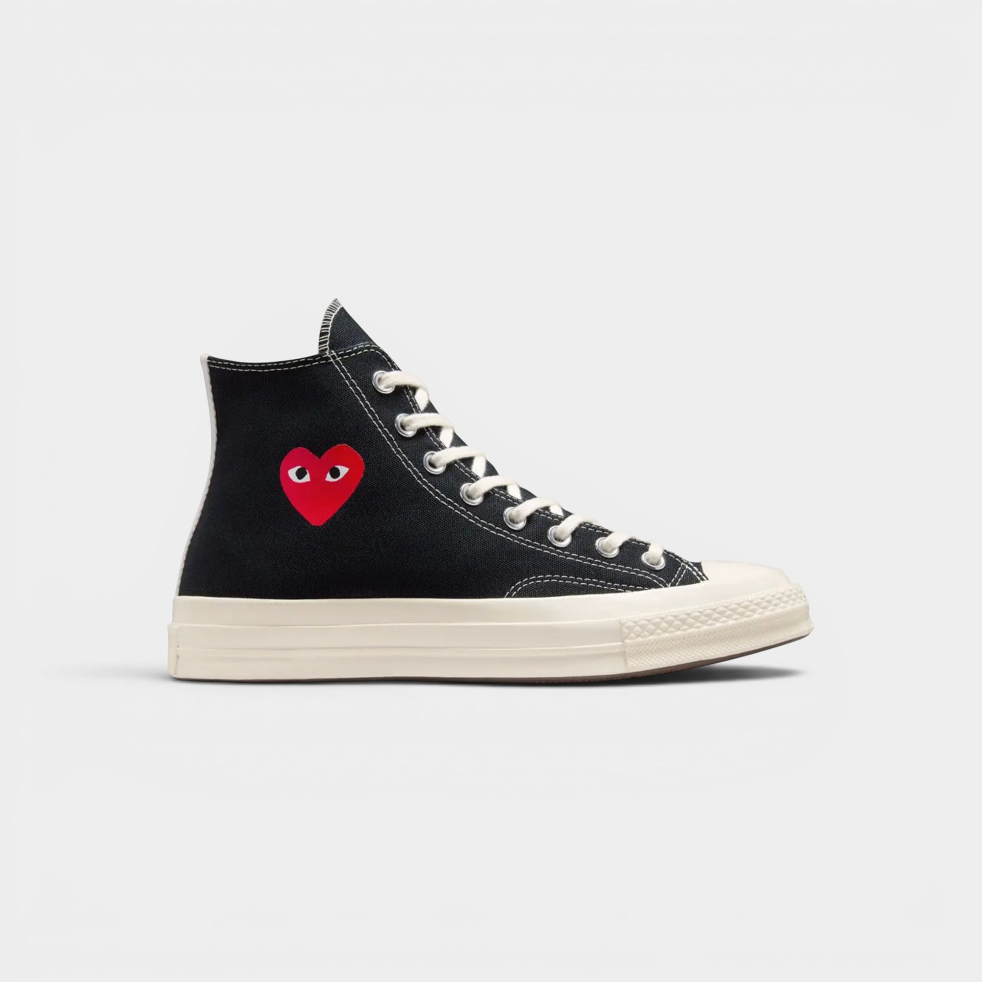 Converse Chuck Taylor All Star 70 Hi Comme des Garcons PLAY Single Heart Black