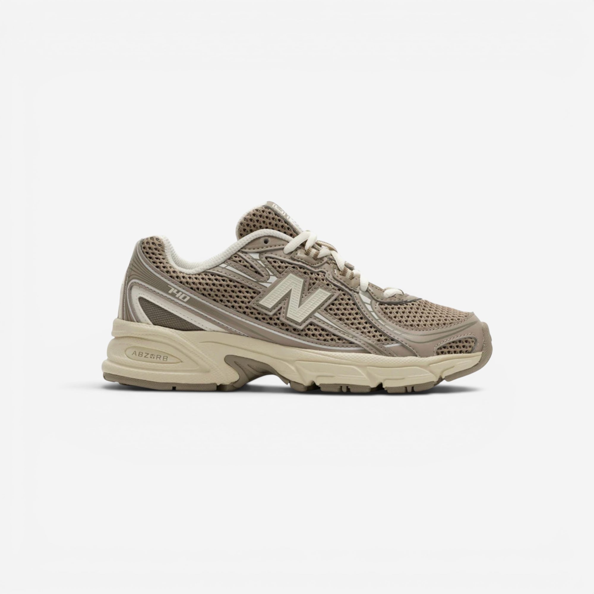 New Balance 740 Bungee Lace Brown Beige (GS)