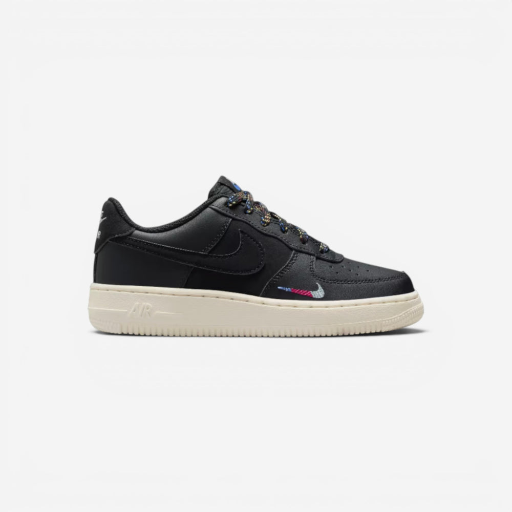 Nike Air Force 1 Lv8 (GS) "Black Saturn Gold"