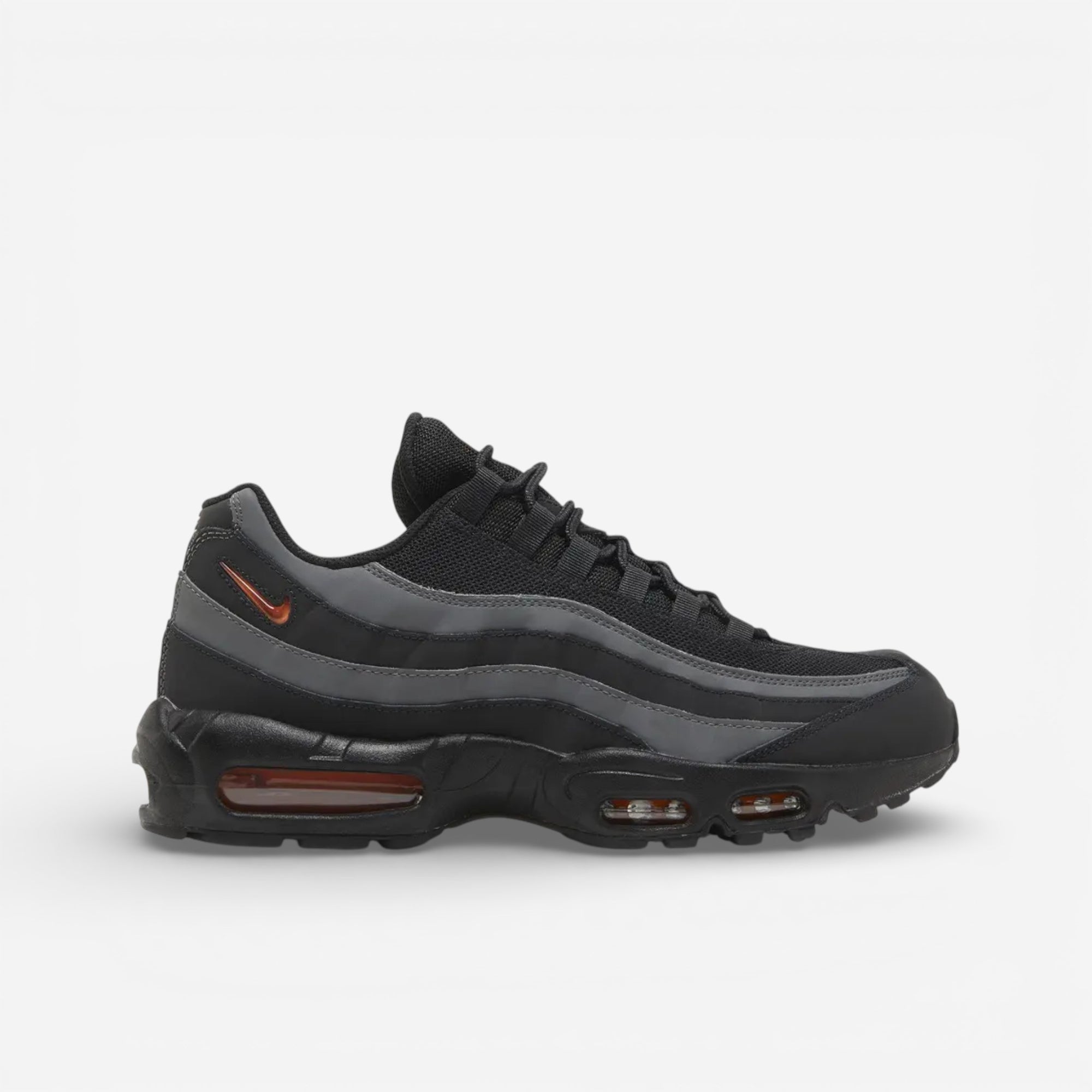 Nike Air Max 95 Black Gray Safety Orange