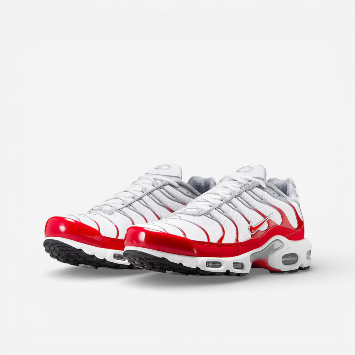 Nike Air Max Plus White University Red