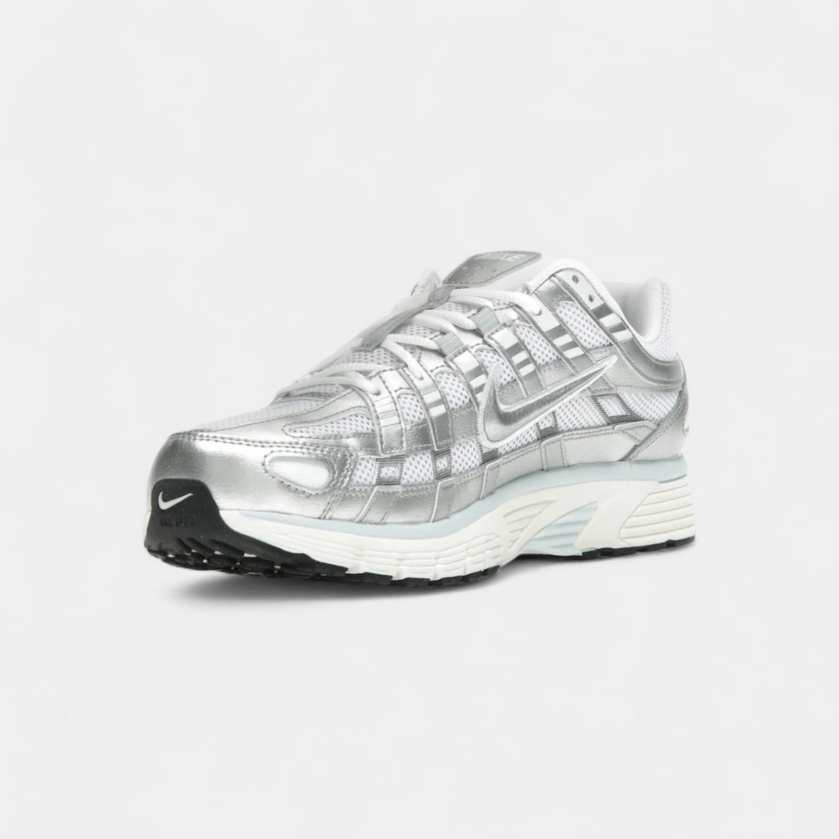 Nike P-6000 White Blue Tint Sail Metallic Silver (Women's)