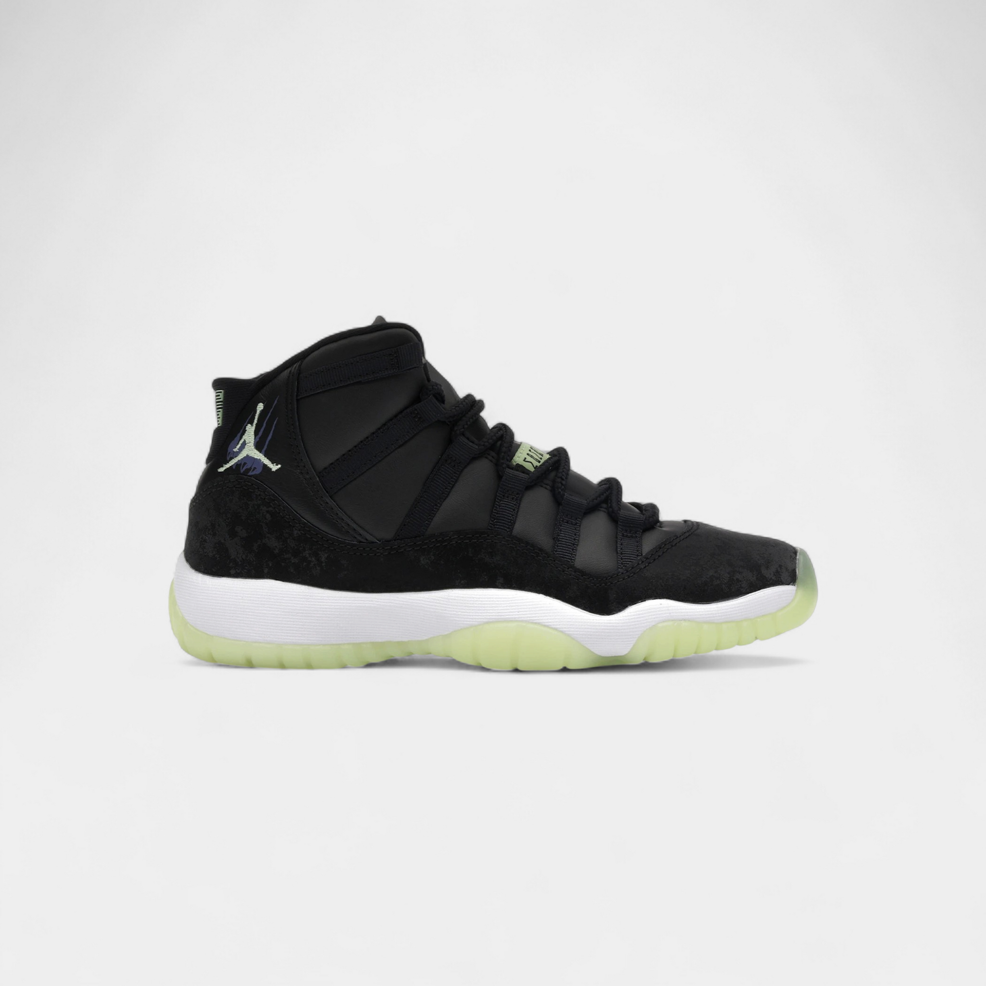 Jordan 11 Retro Black Barely Volt (GS)