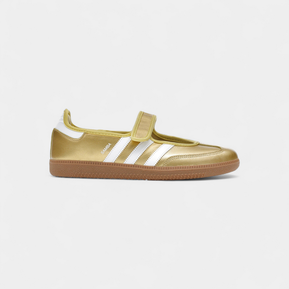 adidas Samba Jane Gold Metallic White (Women's)