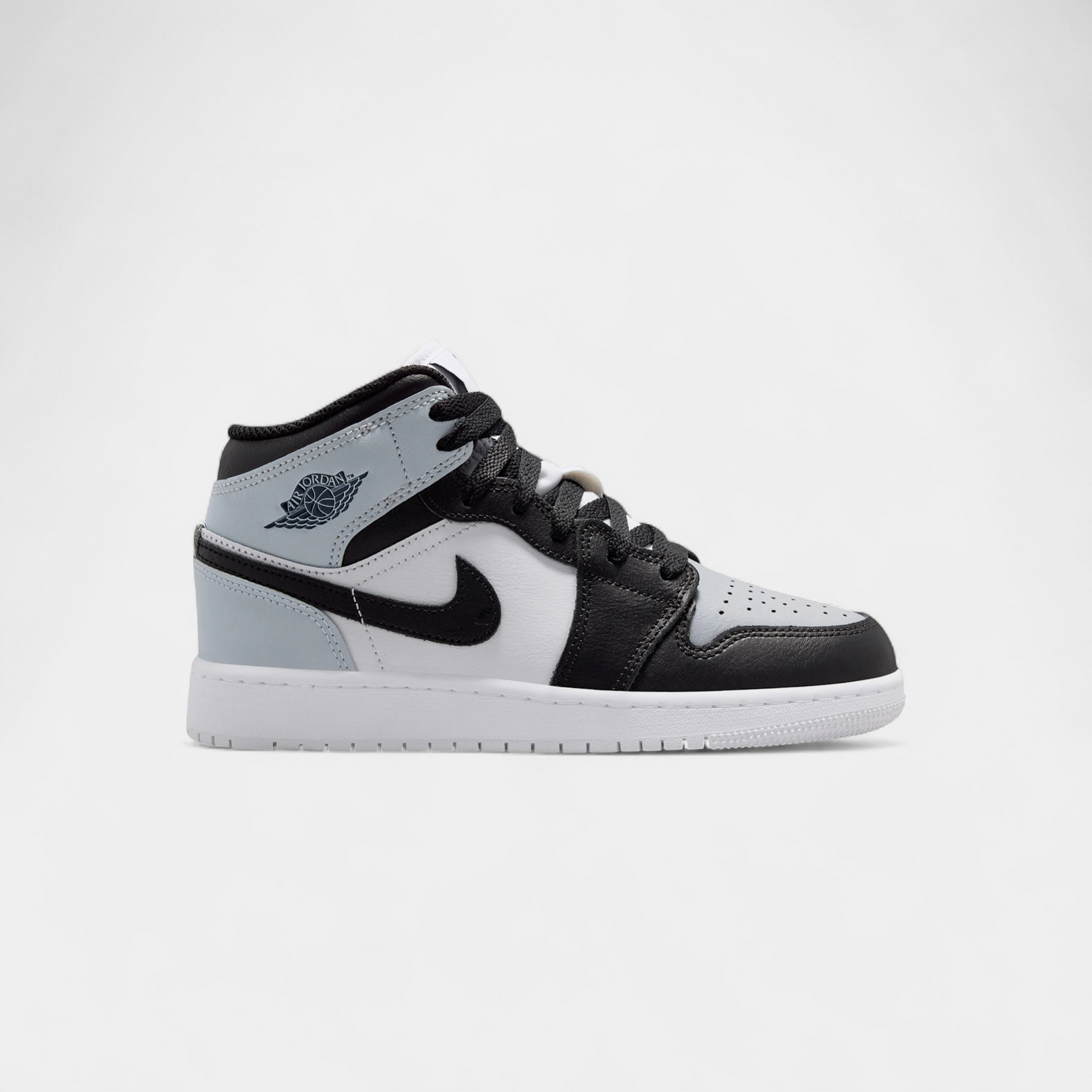 Jordan 1 Mid Black Aura Squadron Blue (GS)