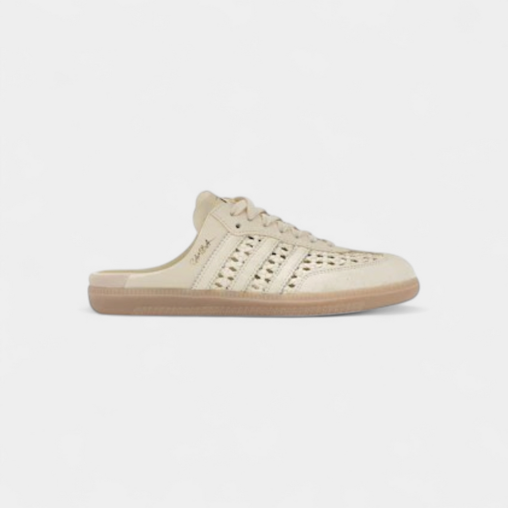 adidas Samba Mule Woven Basketweave Cream White (Women's)