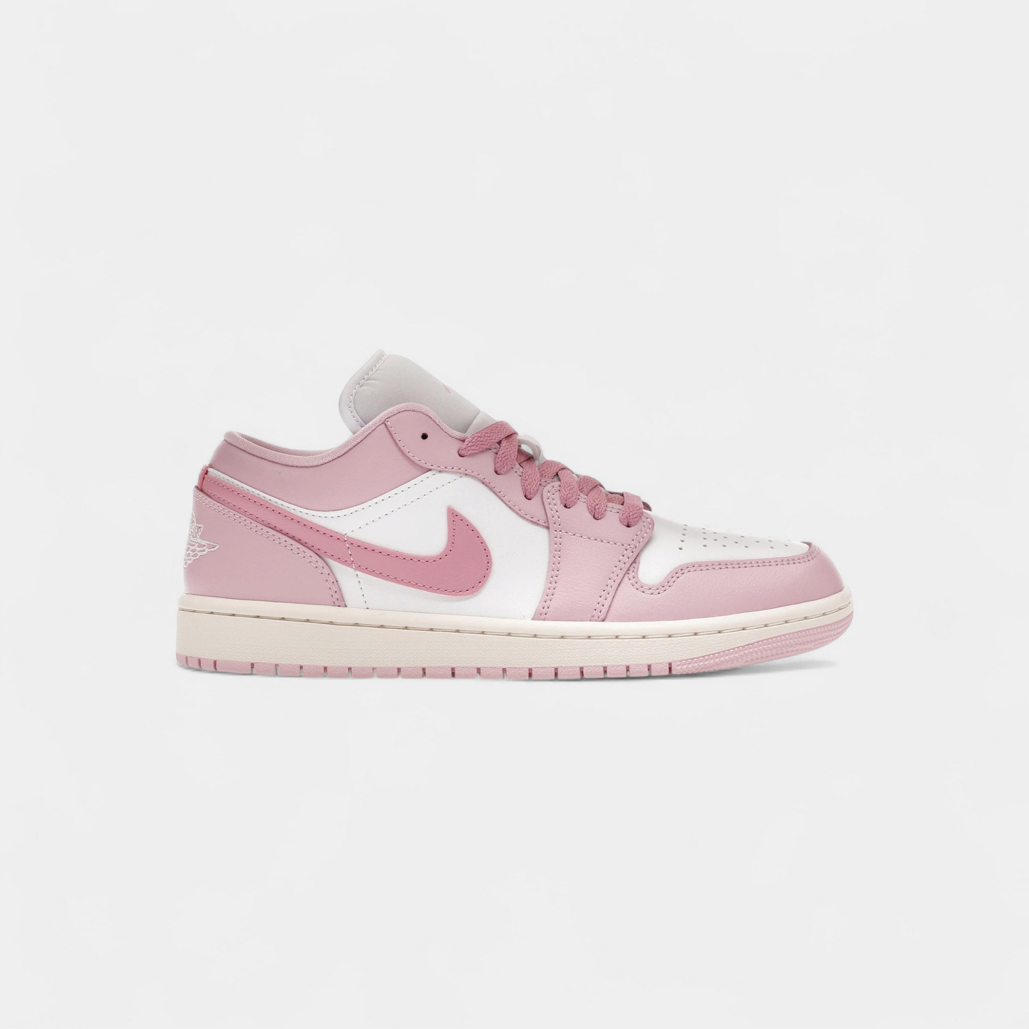Jordan 1 Low Iced Carmine White (Women's)