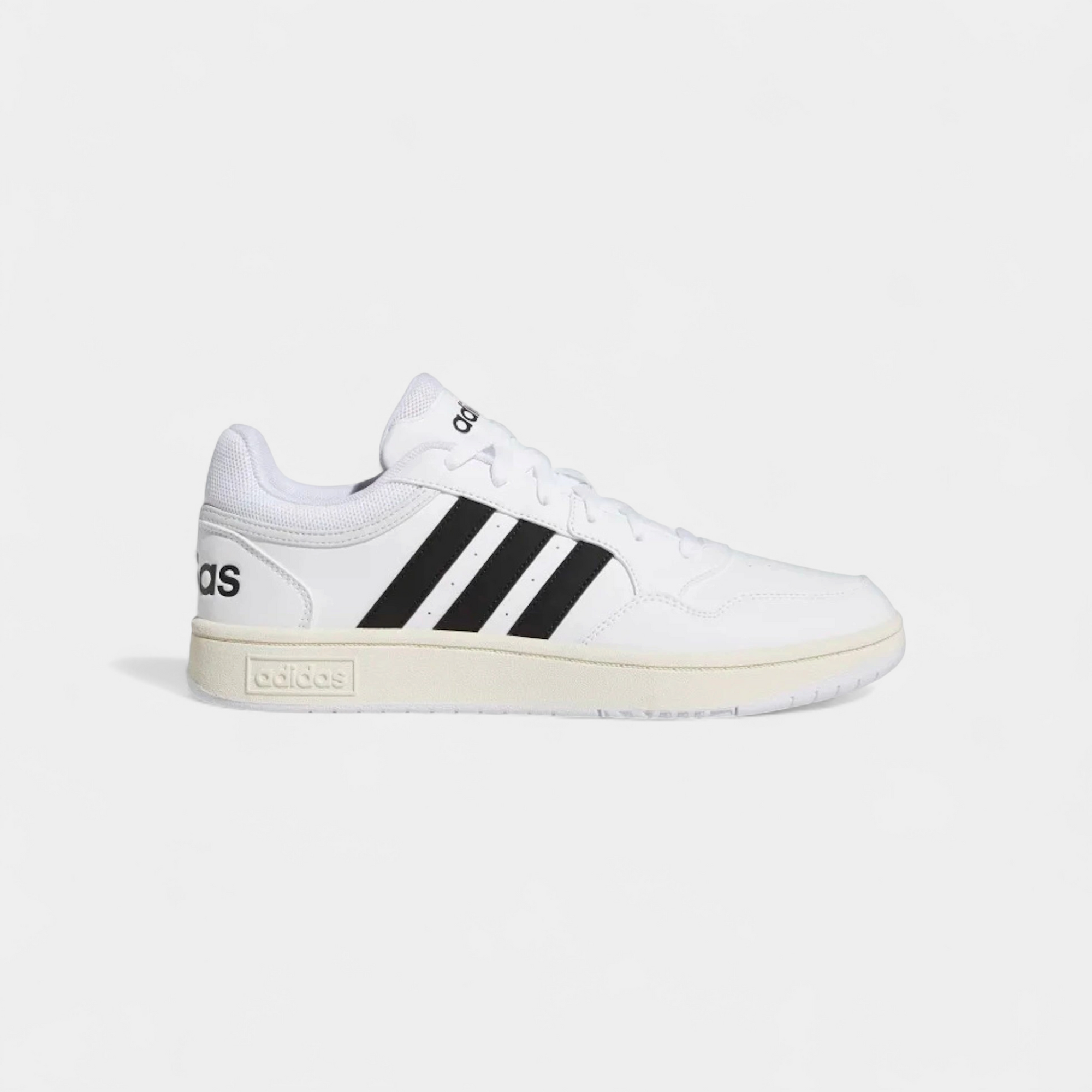 adidas Hoops 3.0 White Black