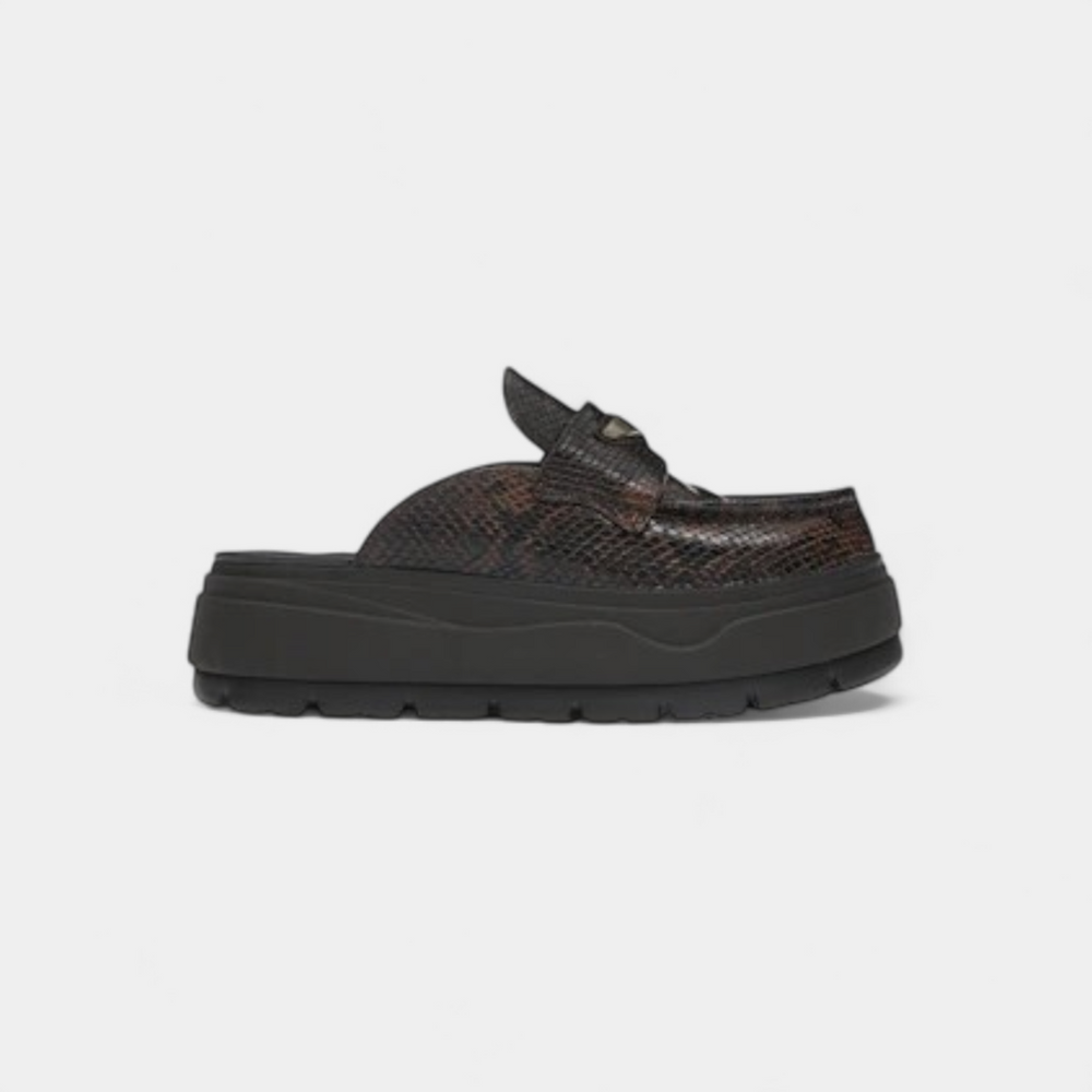 Jordan Mule Croc Velvet Brown (Women's)
