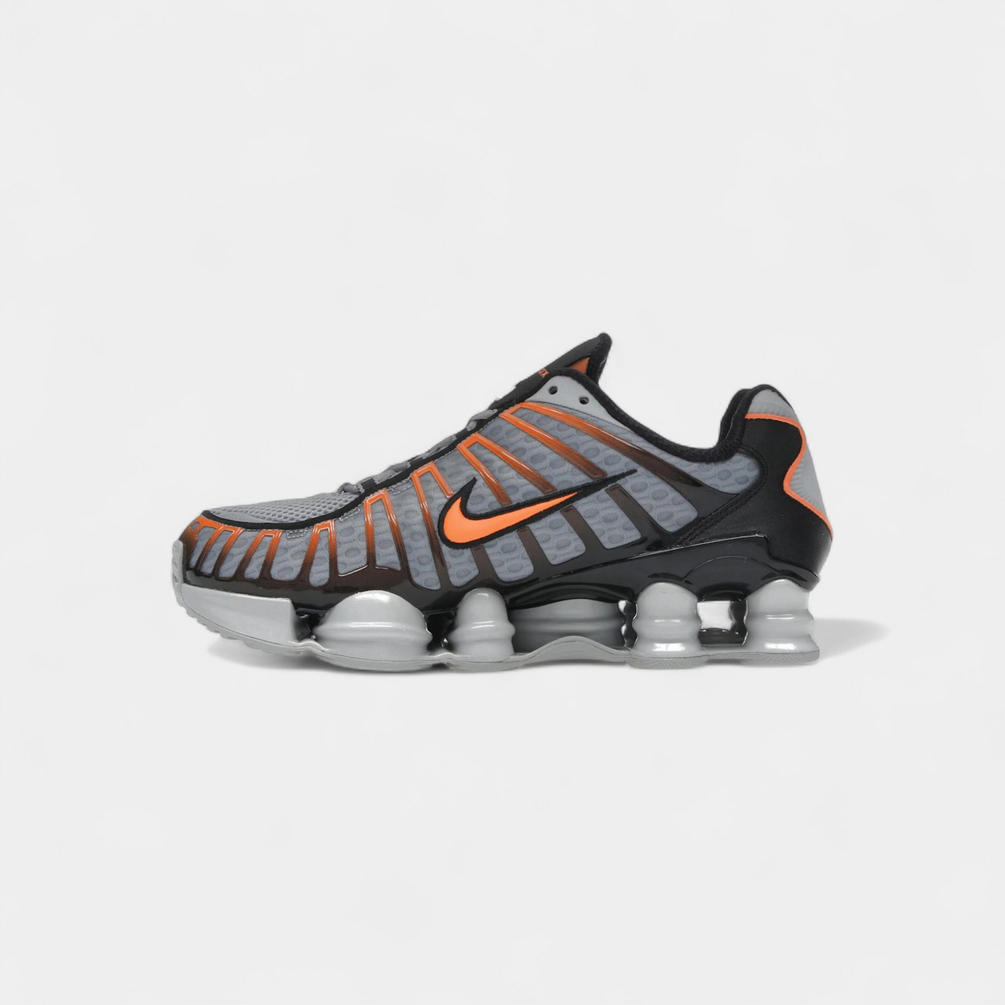 Nike Shox TL Light Smoke Grey Black Bright Mandarin