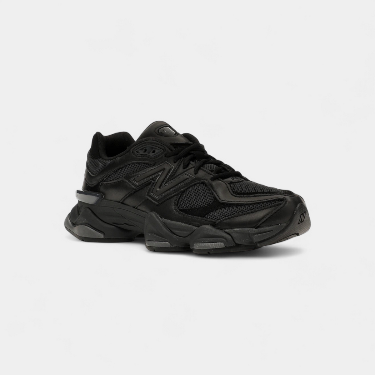 New Balance 9060 Triple Black Leather