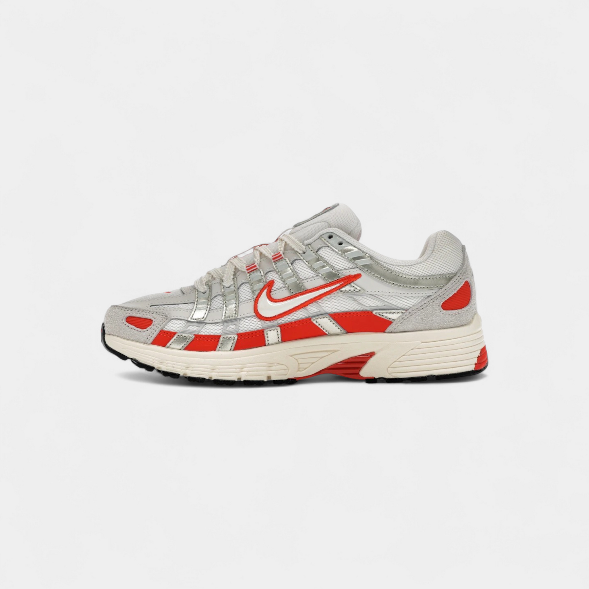 Nike P-6000 Sail Pale Ivory Light Bone Picante Red (Women's)