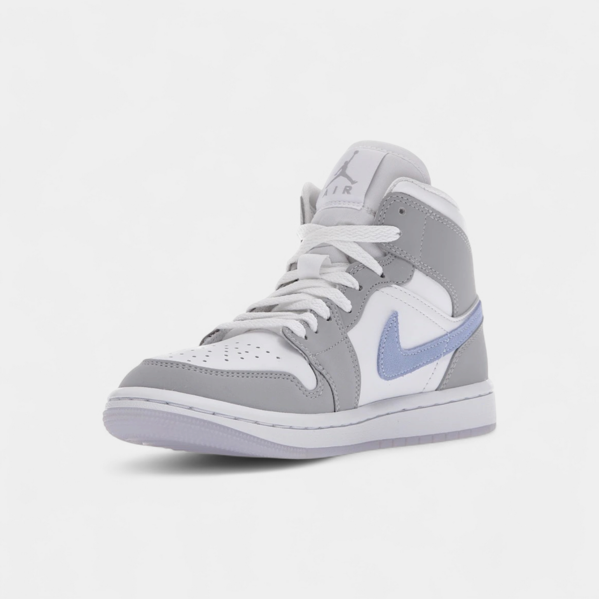 Jordan 1 Mid Wolf Grey Aluminum (Women's)
