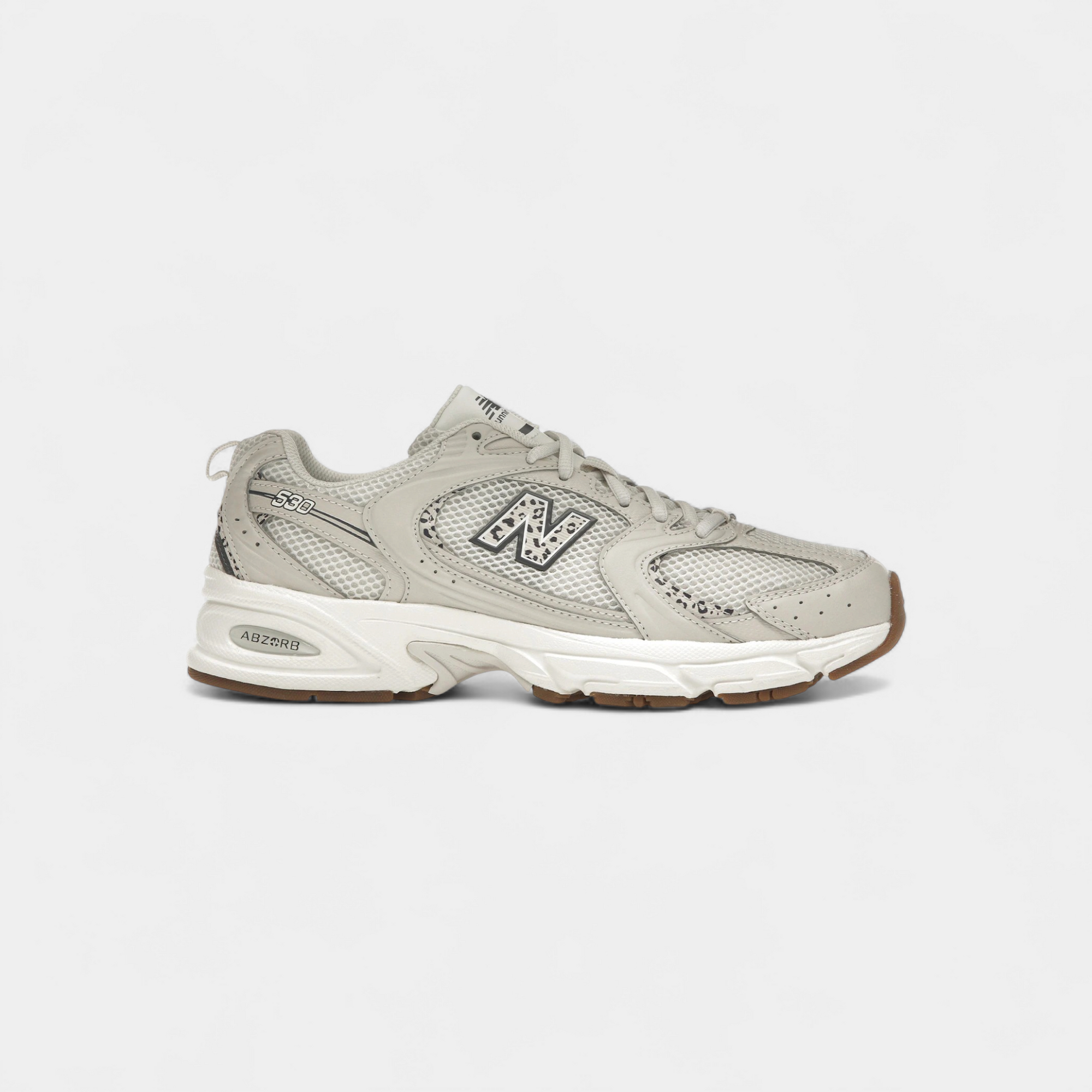 New Balance 530 Moonbeam Cow Print