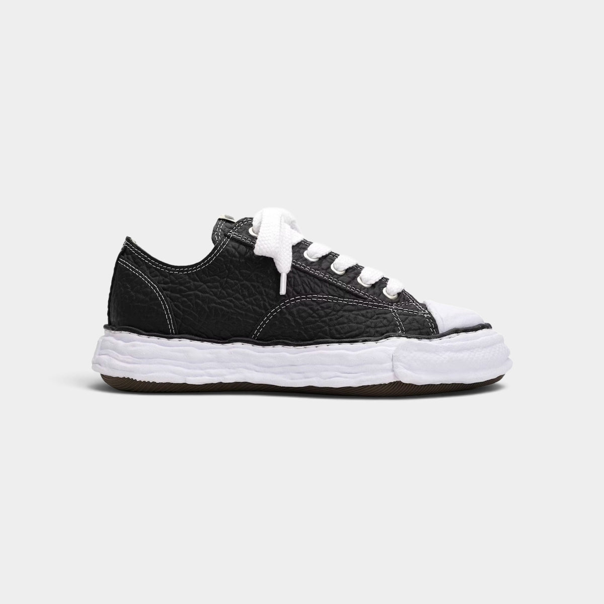 Maison Mihara Yasuhiro Peterson 23 OG Sole Monster Leather Low Black White