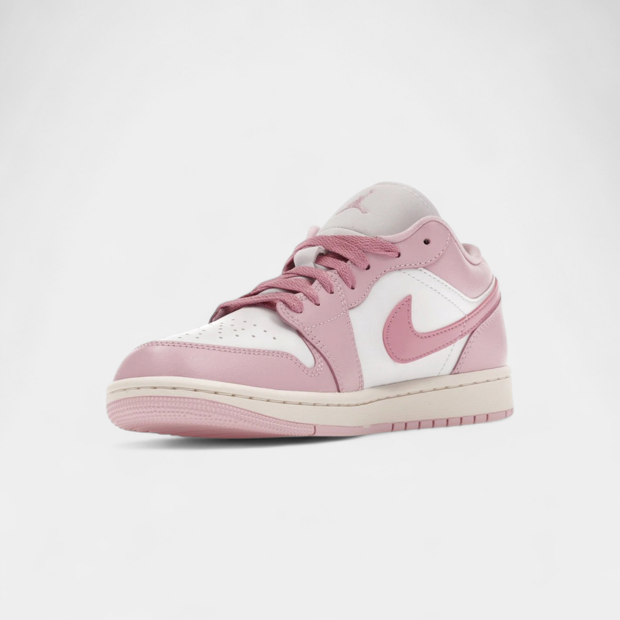 Jordan 1 Low Iced Carmine White (Women's)