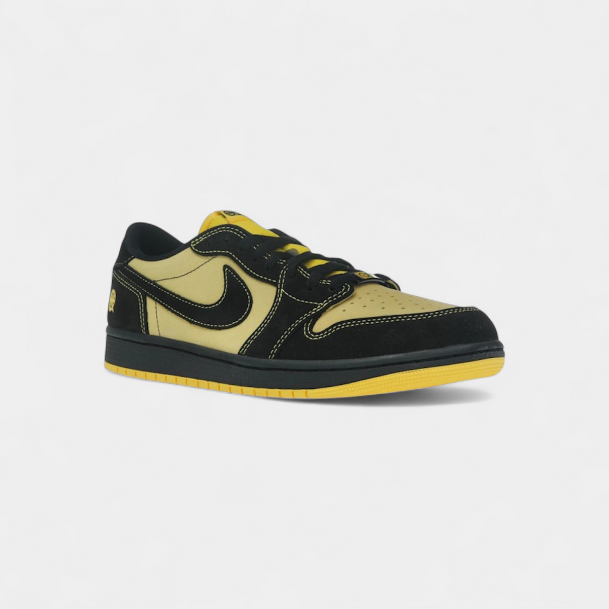 Jordan 1 Retro Low OG Quai 54 Black Tour Yellow Red