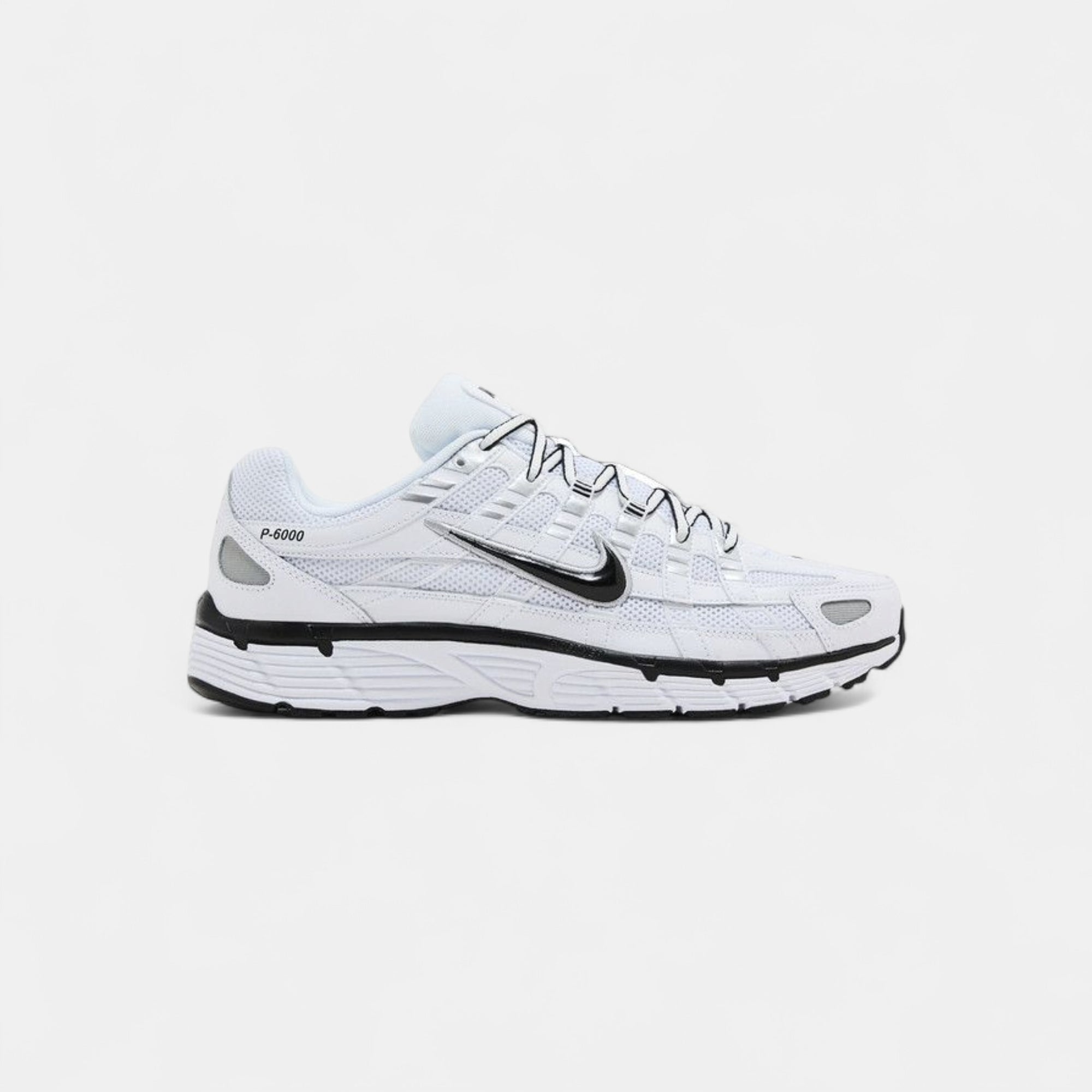 Nike P-6000 Metallic Silver Black White (Women's)