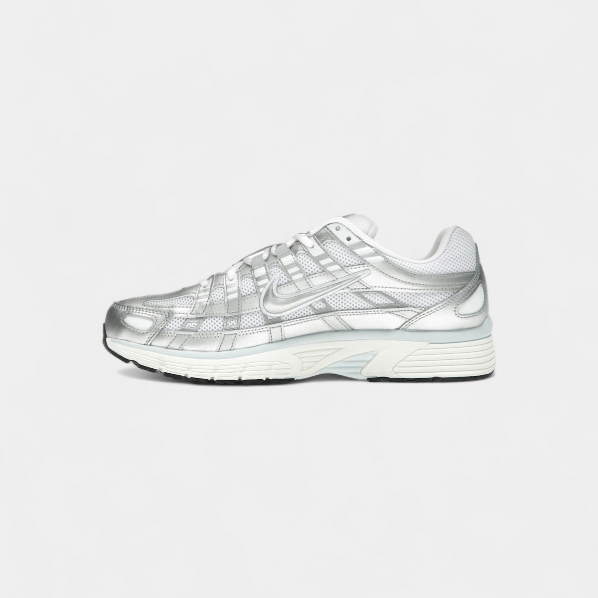 Nike P-6000 White Blue Tint Sail Metallic Silver (Women's)