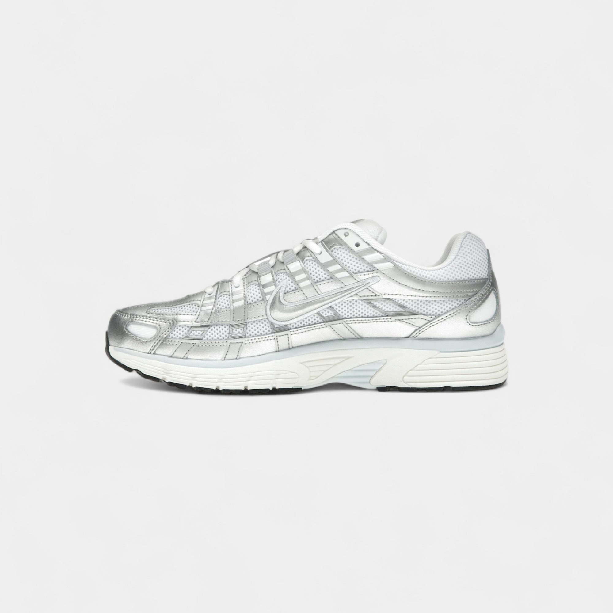 Nike P-6000 White Blue Tint Sail Metallic Silver (Women's)