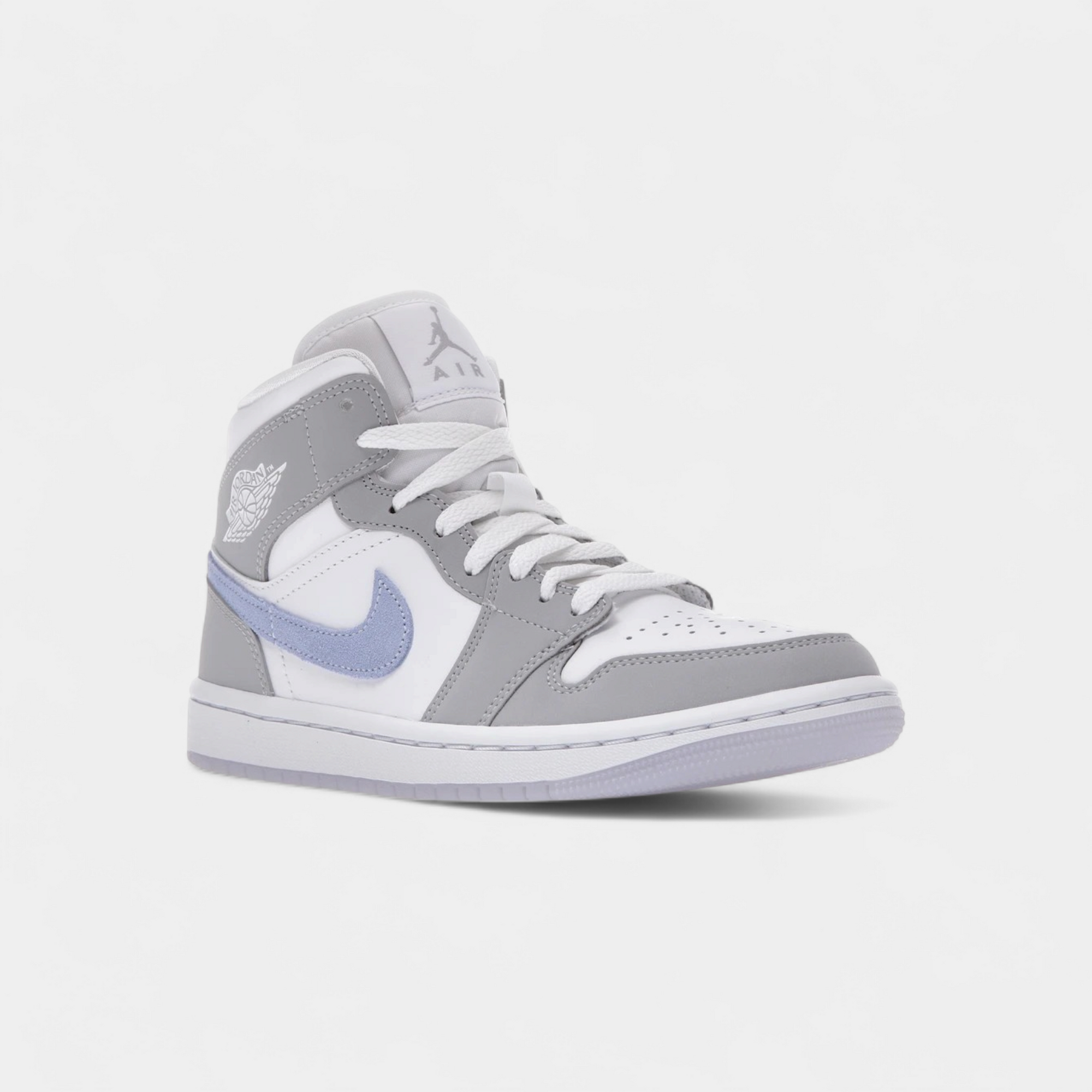 Jordan 1 Mid Wolf Grey Aluminum (Women's)