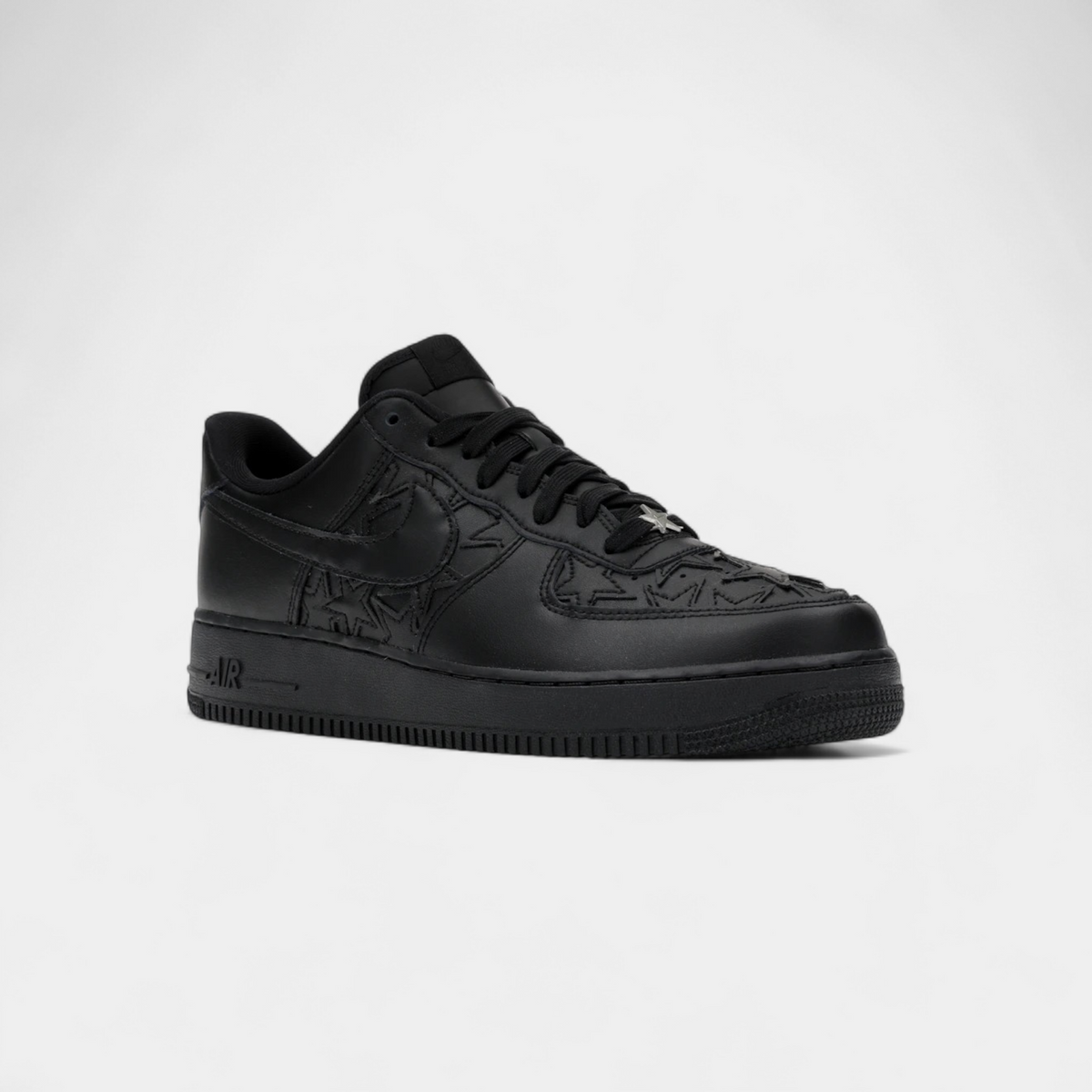 Nike Air Force 1 Low LV8 Triple Black Stars