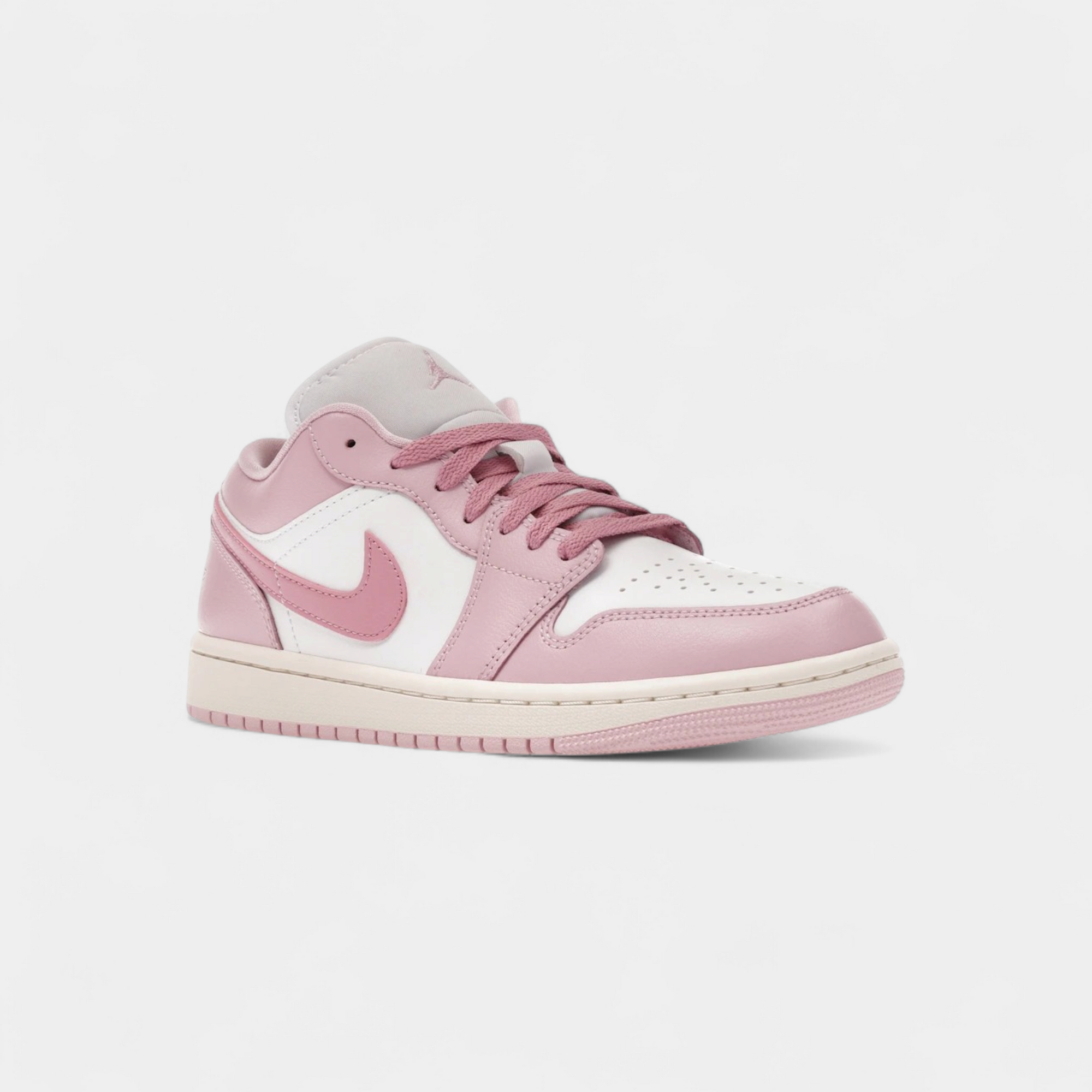 Jordan 1 Low Iced Carmine White (Women's)